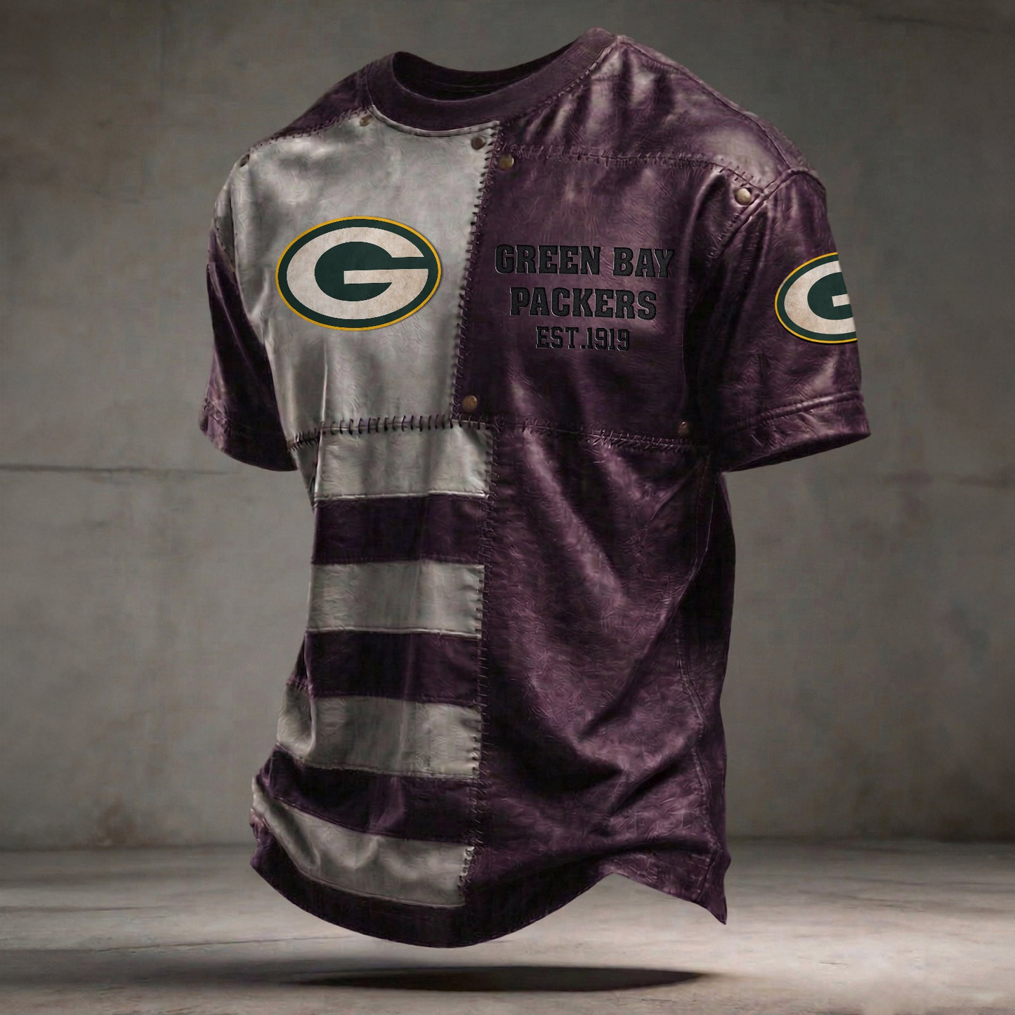 GB x NFL T-Shirt 0404 DatND DVT Purple
