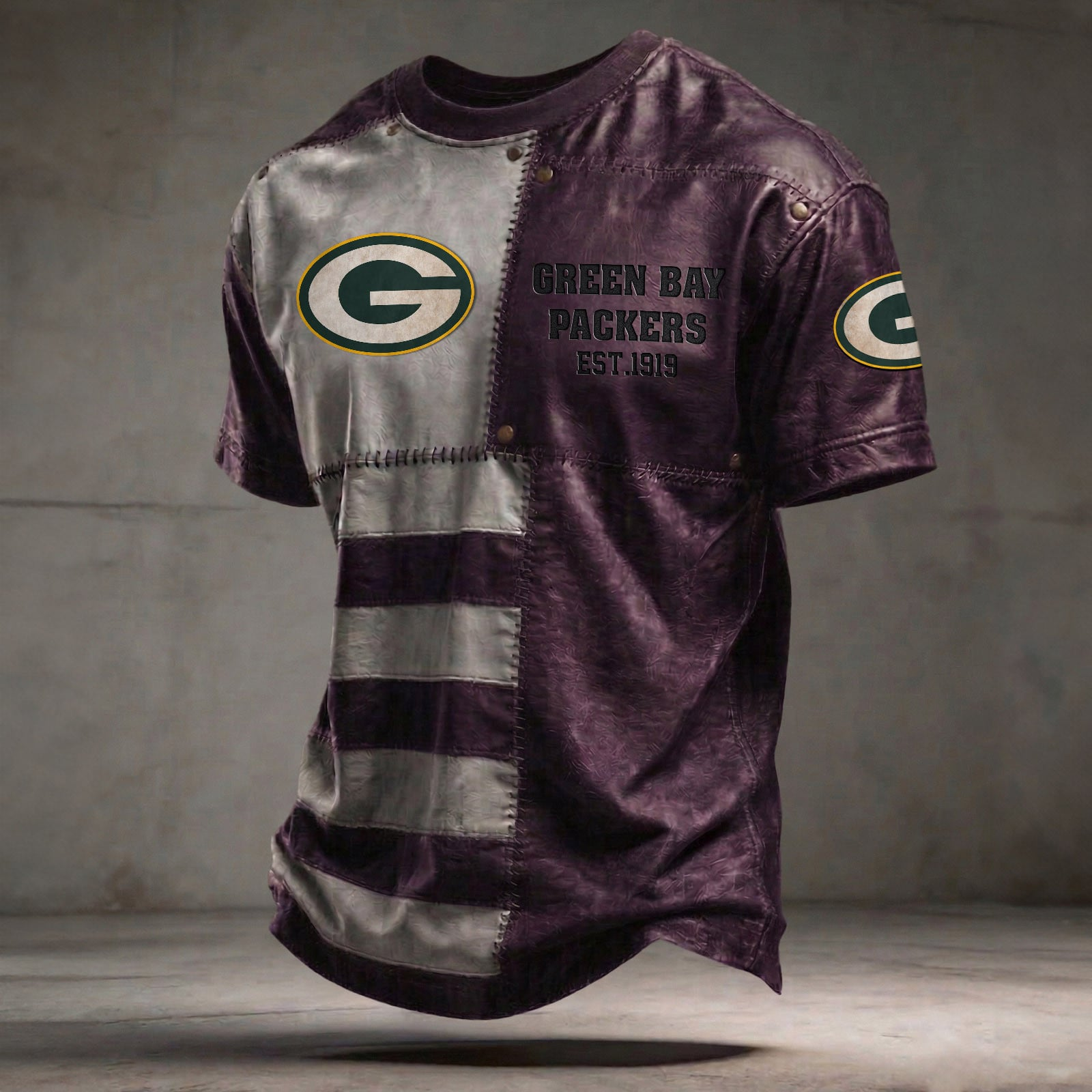 GB x NFL T-Shirt 0404 DatND DVT Purple