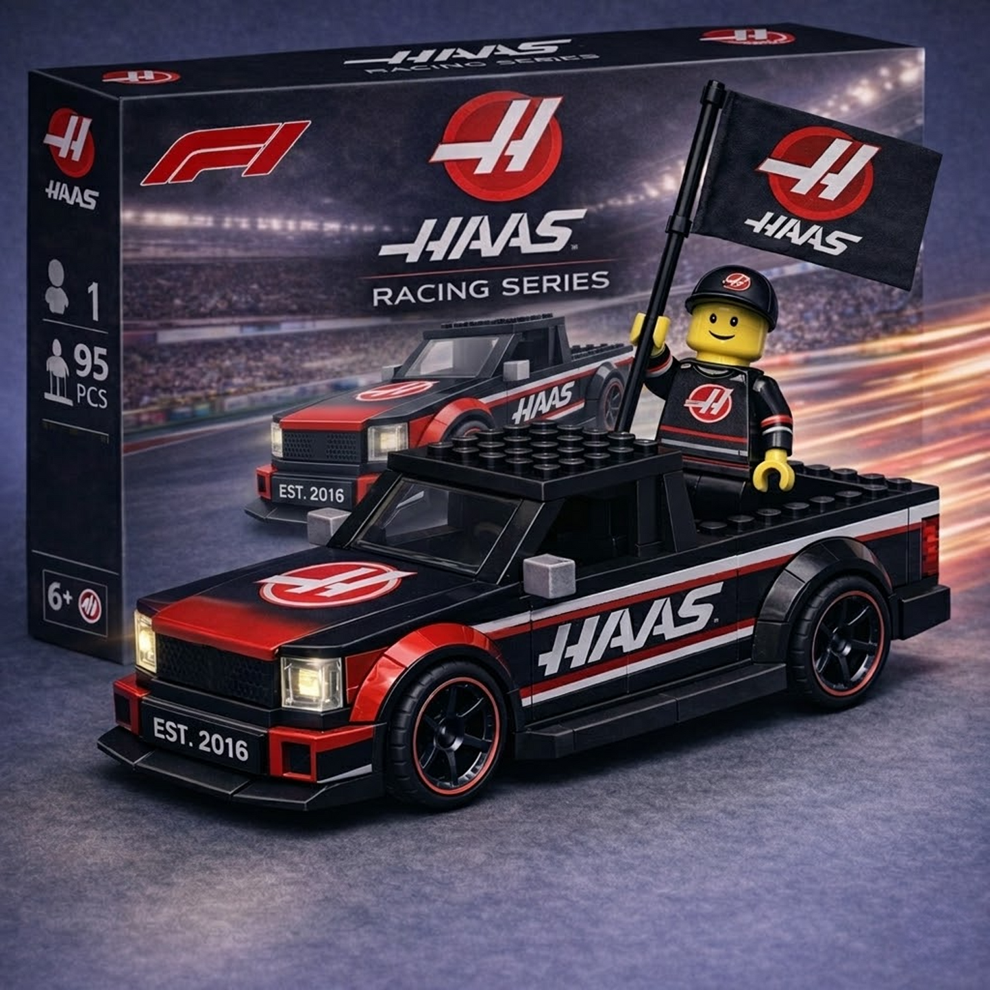 HAA x F1 Building Blocks Truck Toy Set V1 1004 DatND DVT