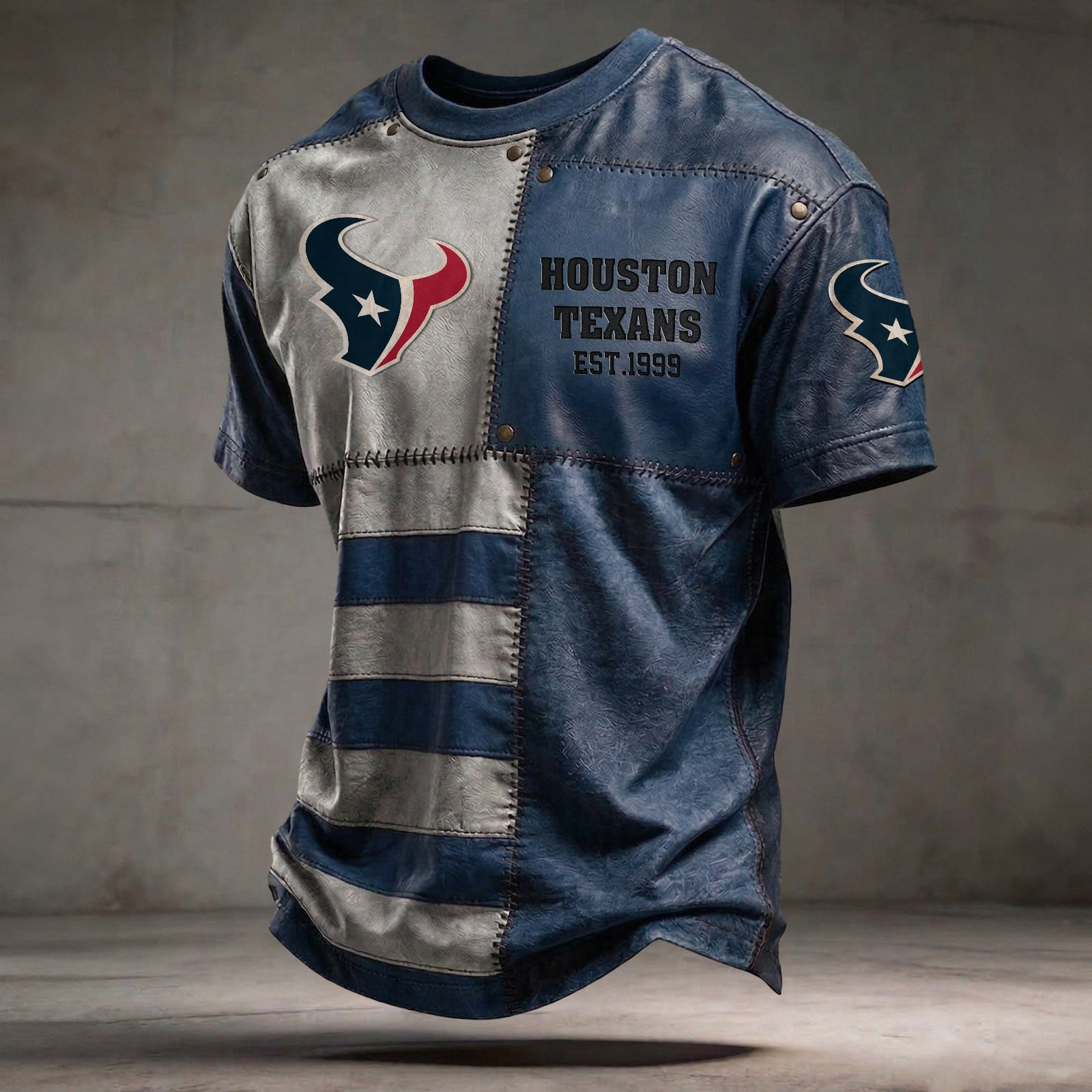 HOU x NFL T-Shirt 0404 DatND DVT Blue