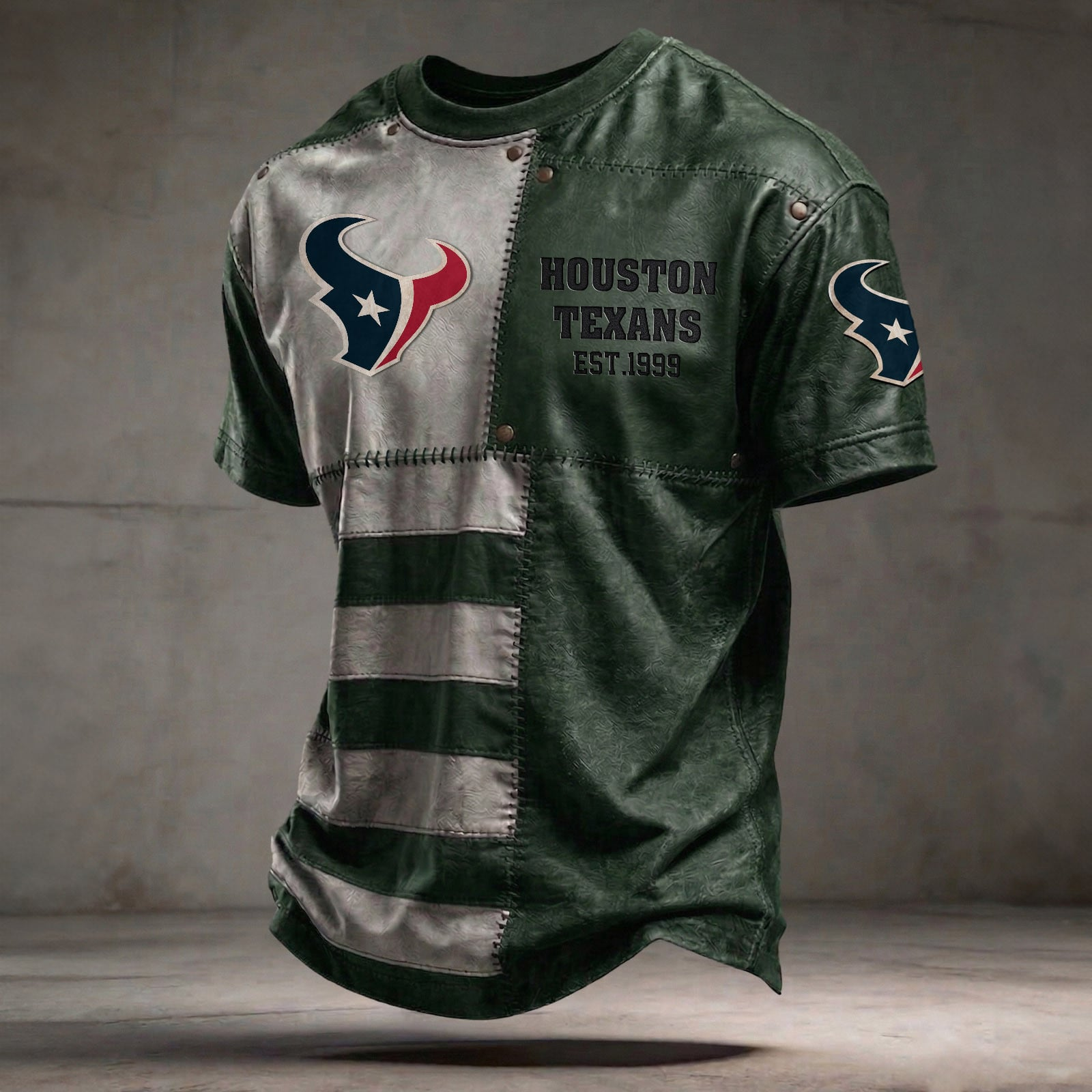 HOU x NFL T-Shirt 0404 DatND DVT Green