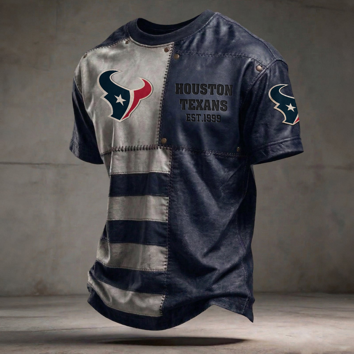 HOU x NFL T-Shirt 0404 DatND DVT Navy