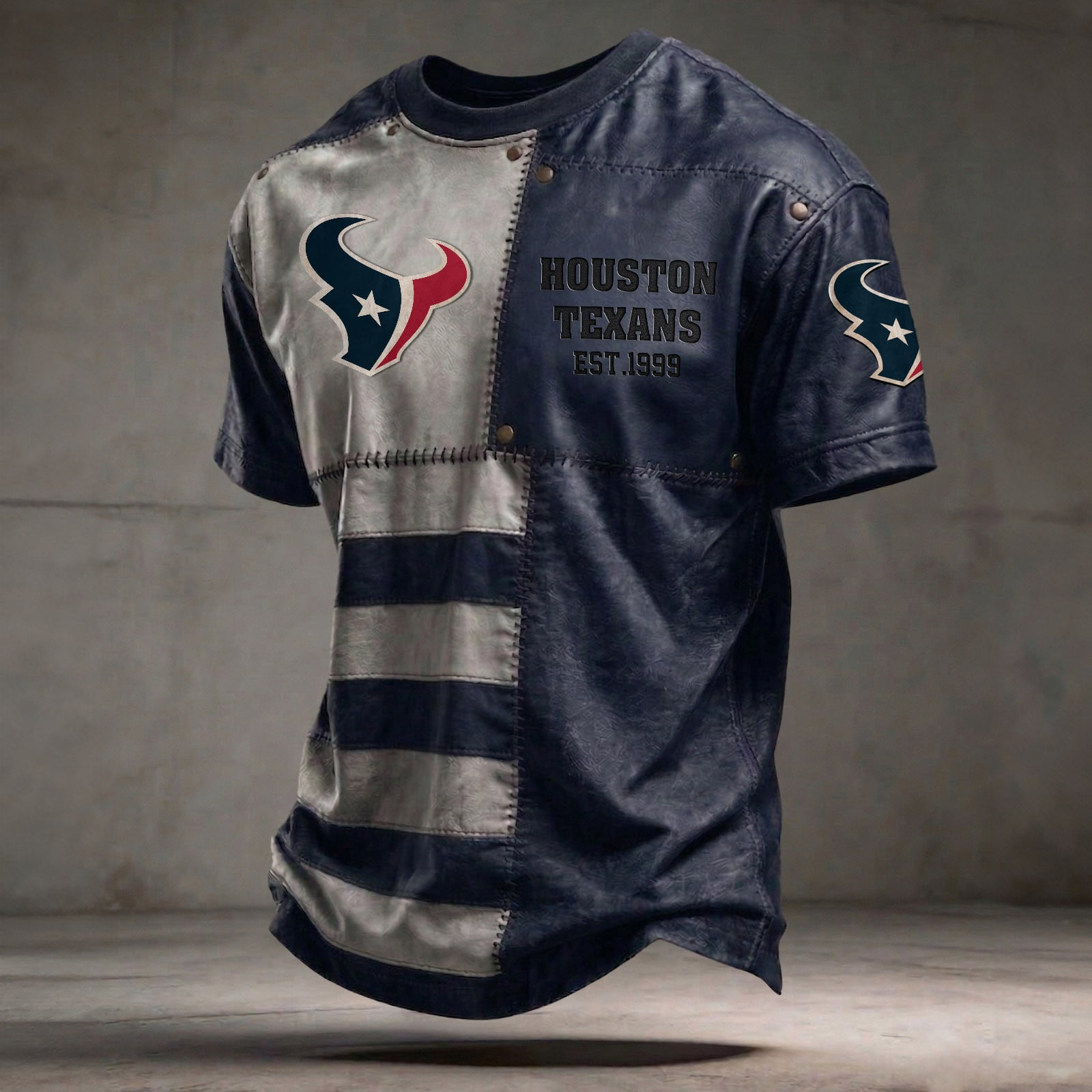 HOU x NFL T-Shirt 0404 DatND DVT Navy