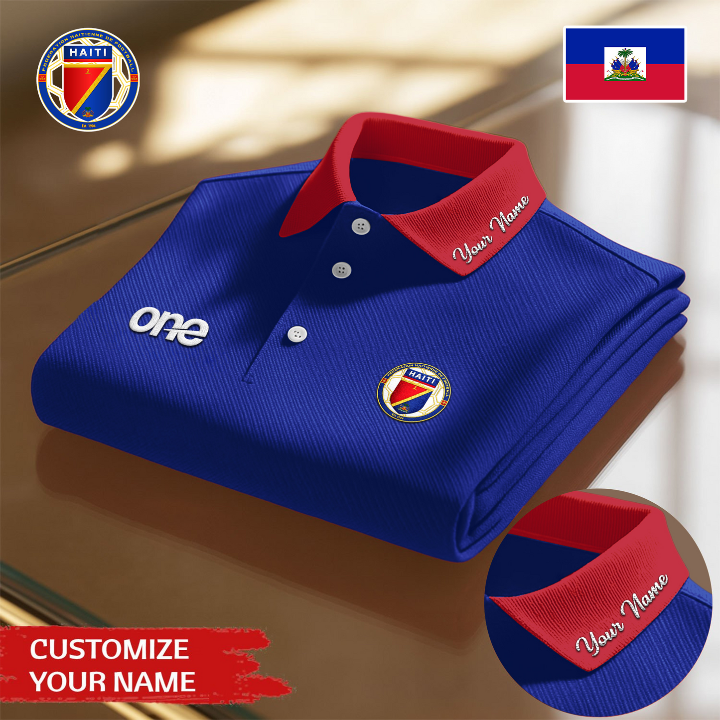 Haiti Premium WC26 Polo Shirt 0805 DatND DVT