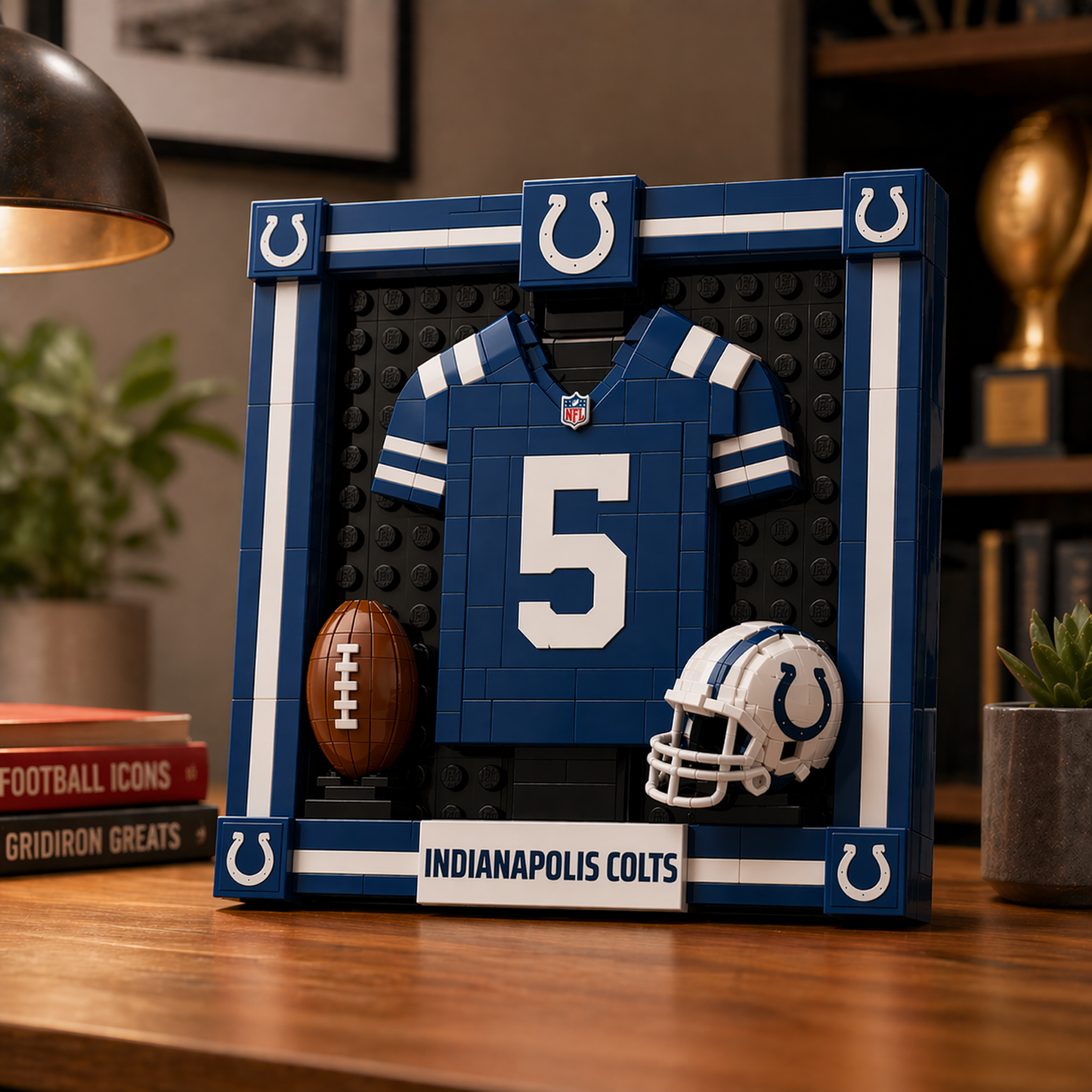 IND x NFL Framed Jersey Building Set 2304 DatND DVT