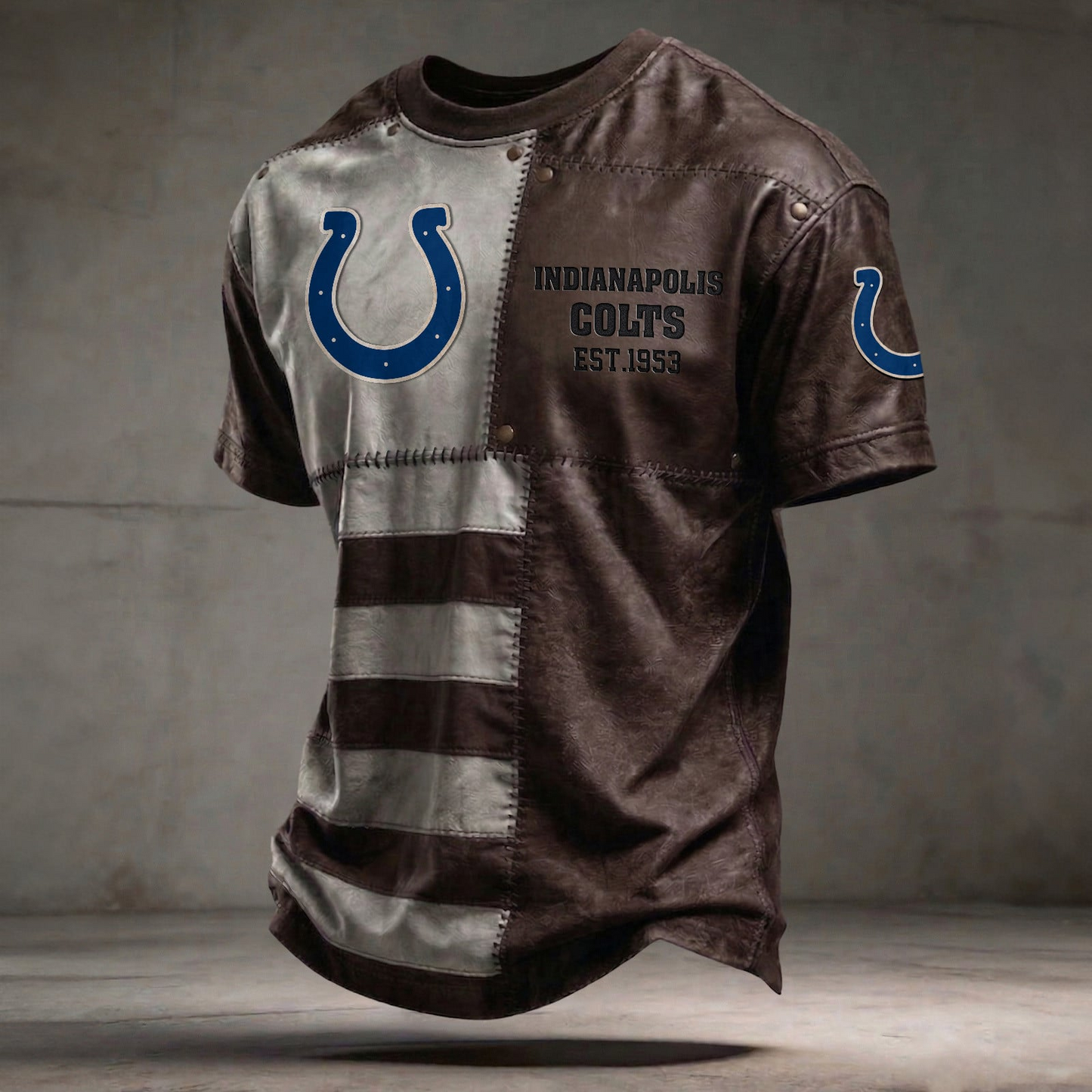 IND x NFL T-Shirt 0404 DatND DVT Brown