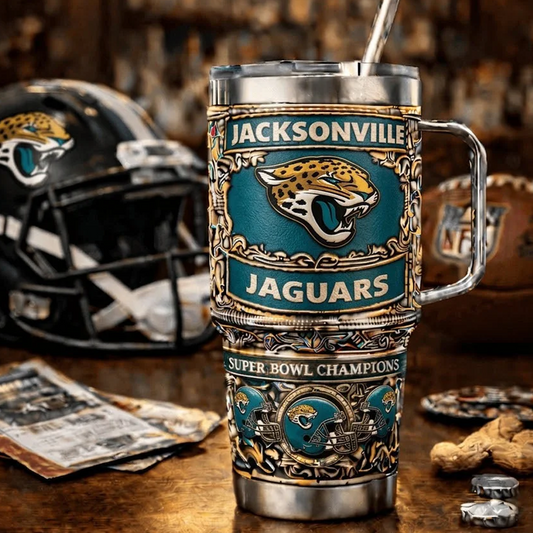 JAC x NFL 40oz Insulated Tumbler With Handle – Premium Fan Edition 0605 DatND DVT