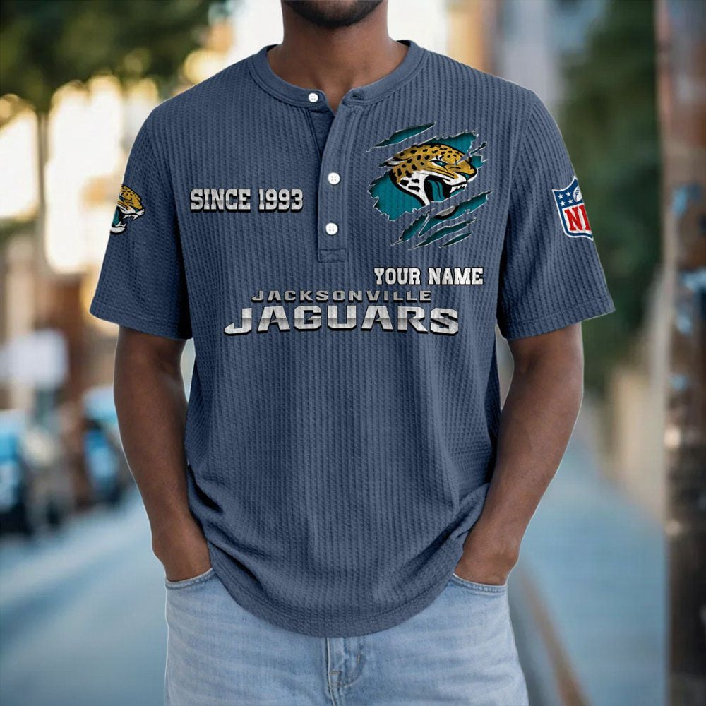 JAC x NFL Crew Neck Button Henley Tshirt 0405 DatND DVT