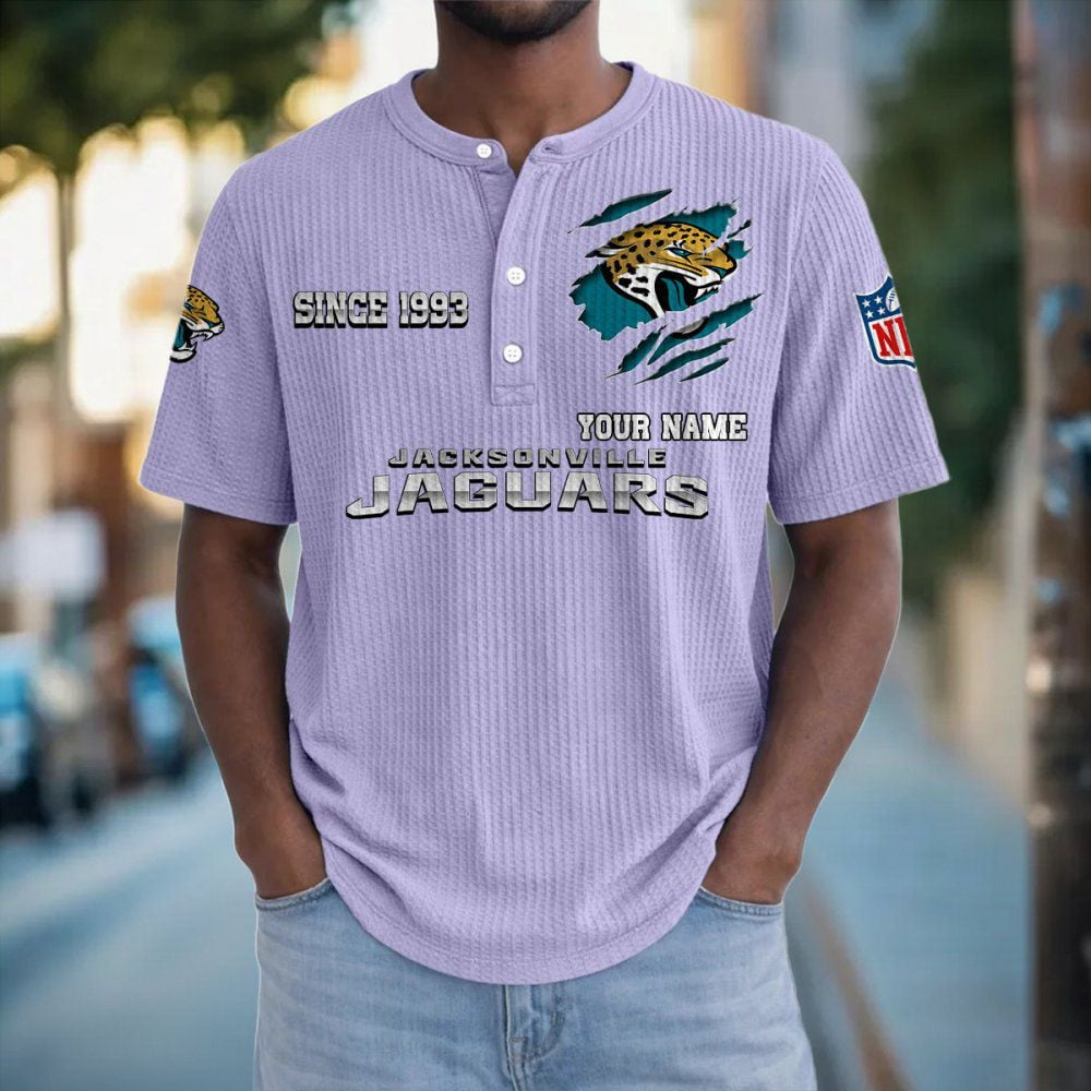 JAC x NFL Crew Neck Button Henley Tshirt 0405 DatND DVT