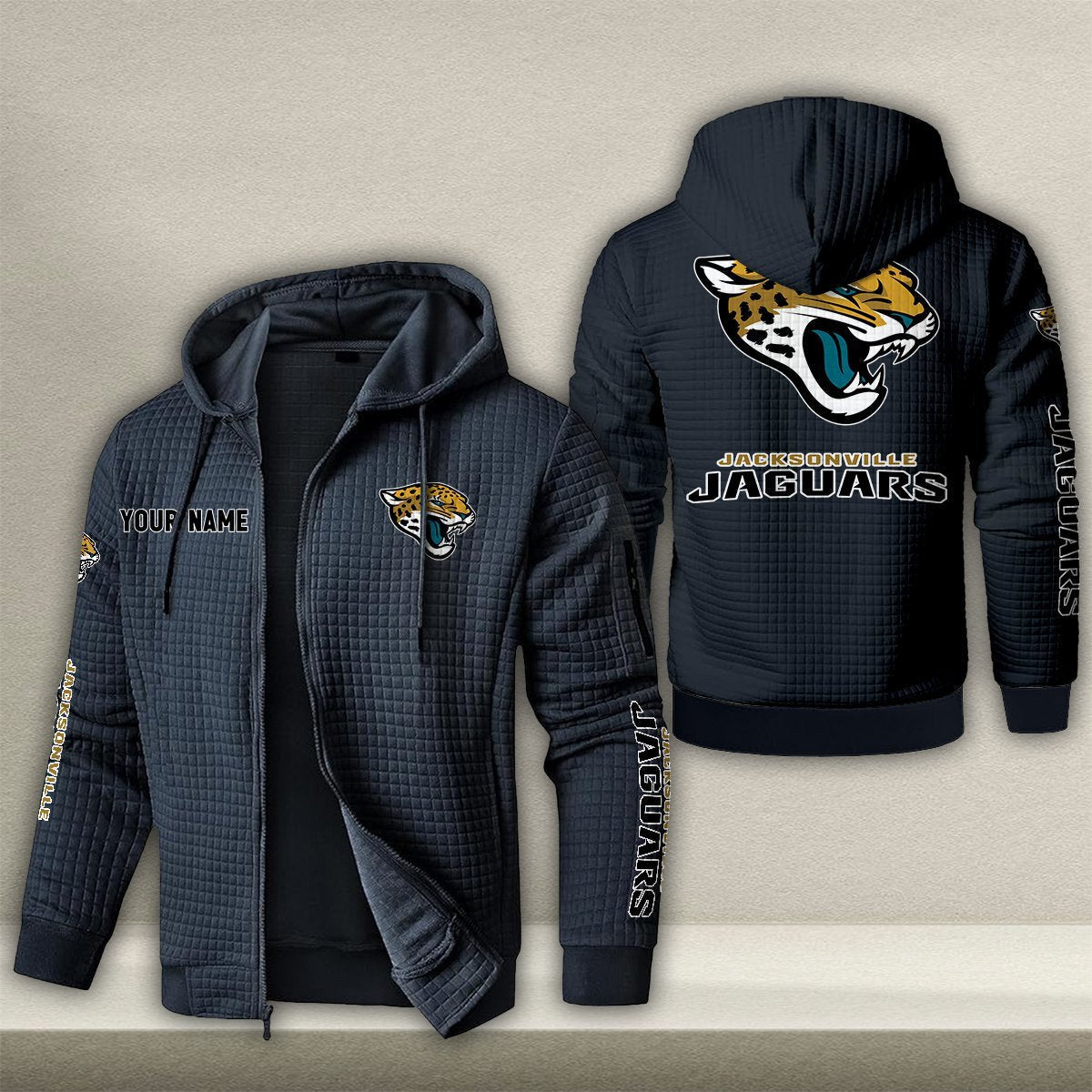JAC x NFL Quilted Zip Hoodie DatND DVT
