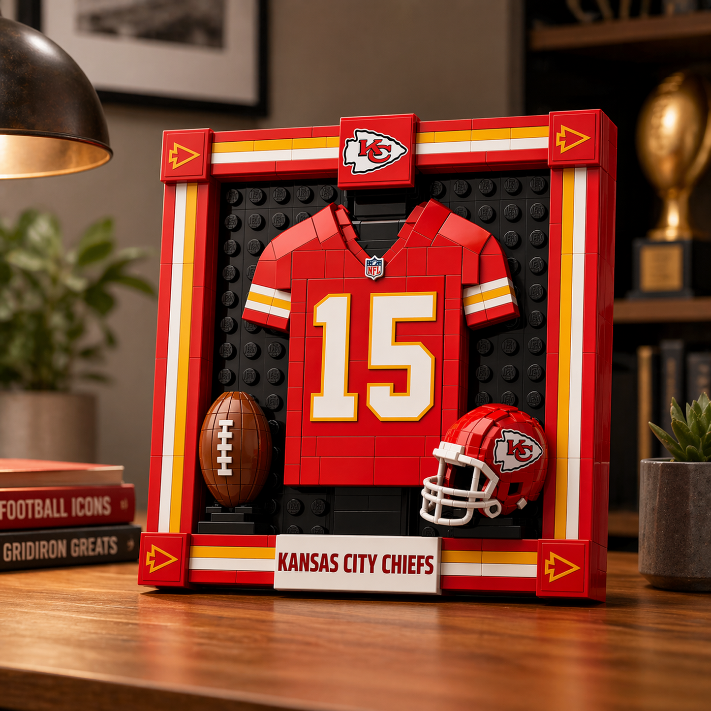 KC x NFL Framed Jersey Building Set 2304 DatND DVT