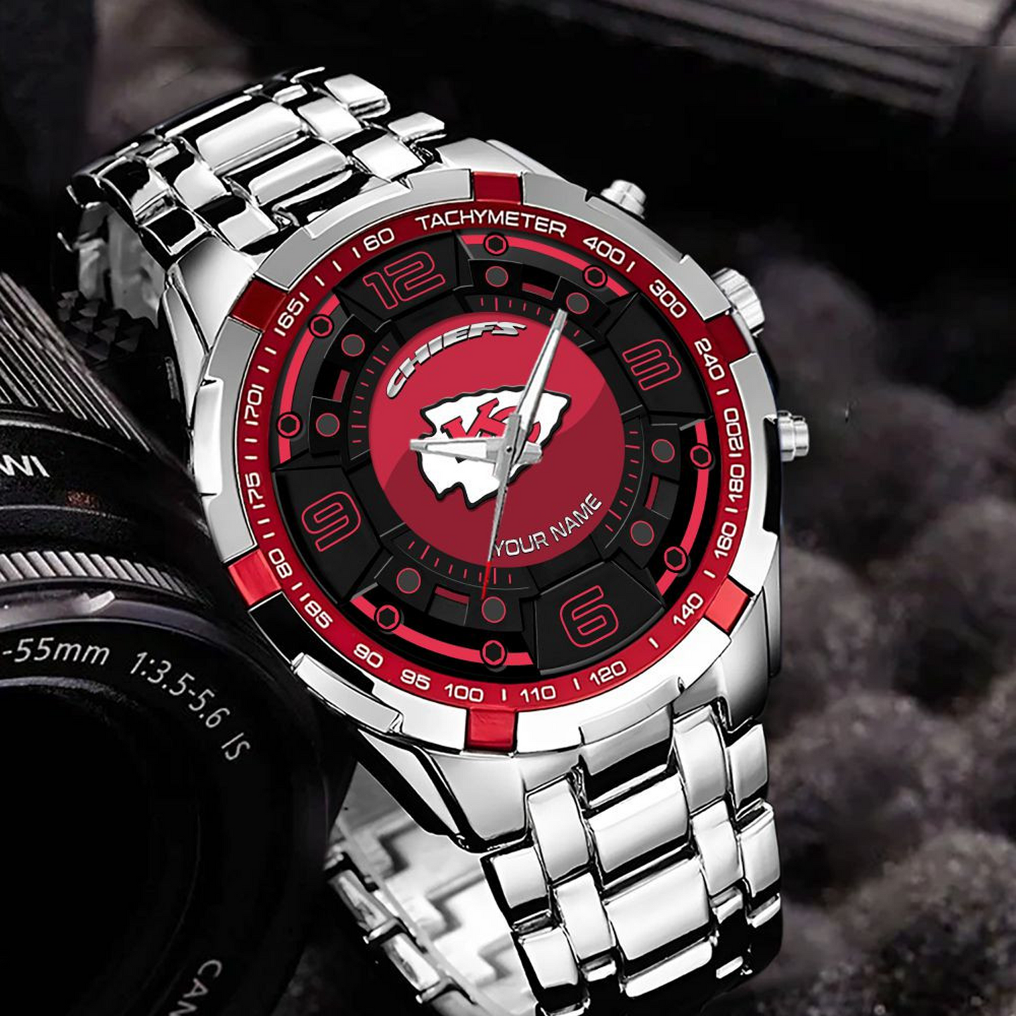 KC x NFL Stainless Steel Watch DatND DVT