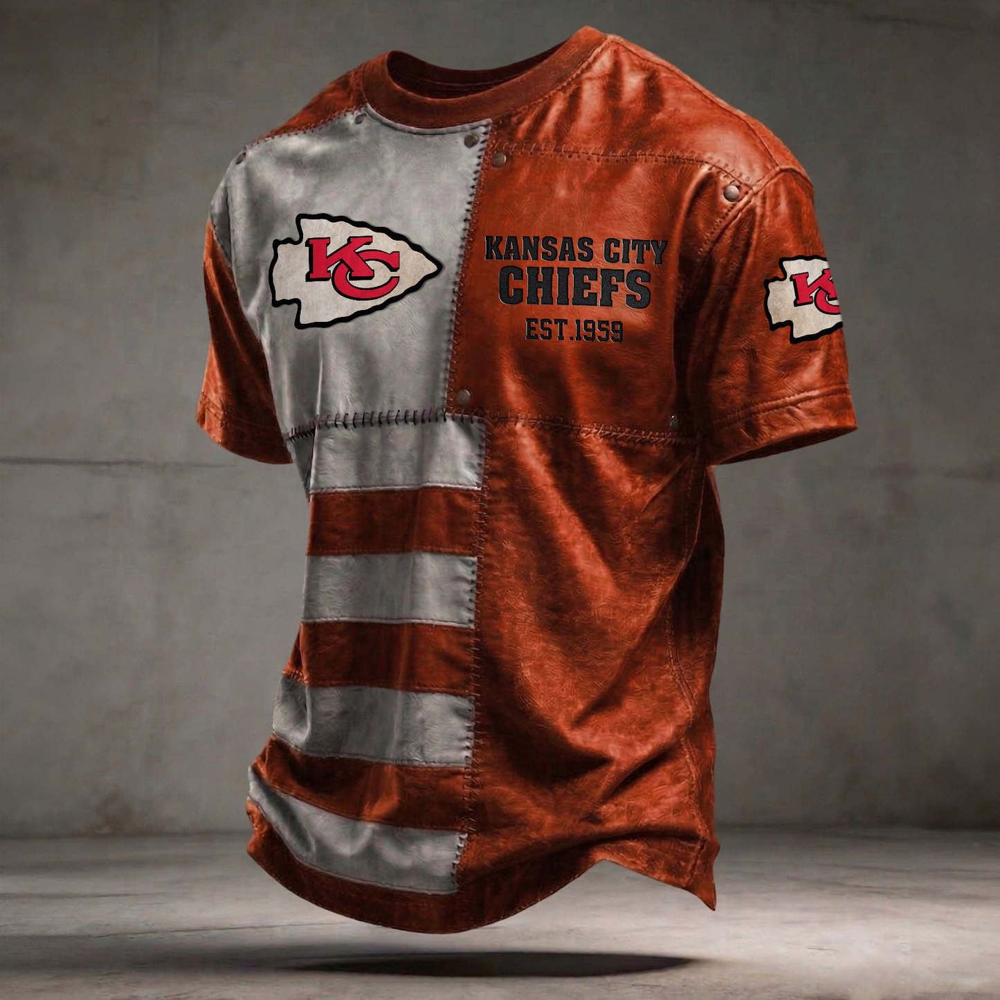 KC x NFL T-Shirt 0404 DatND DVT Orange