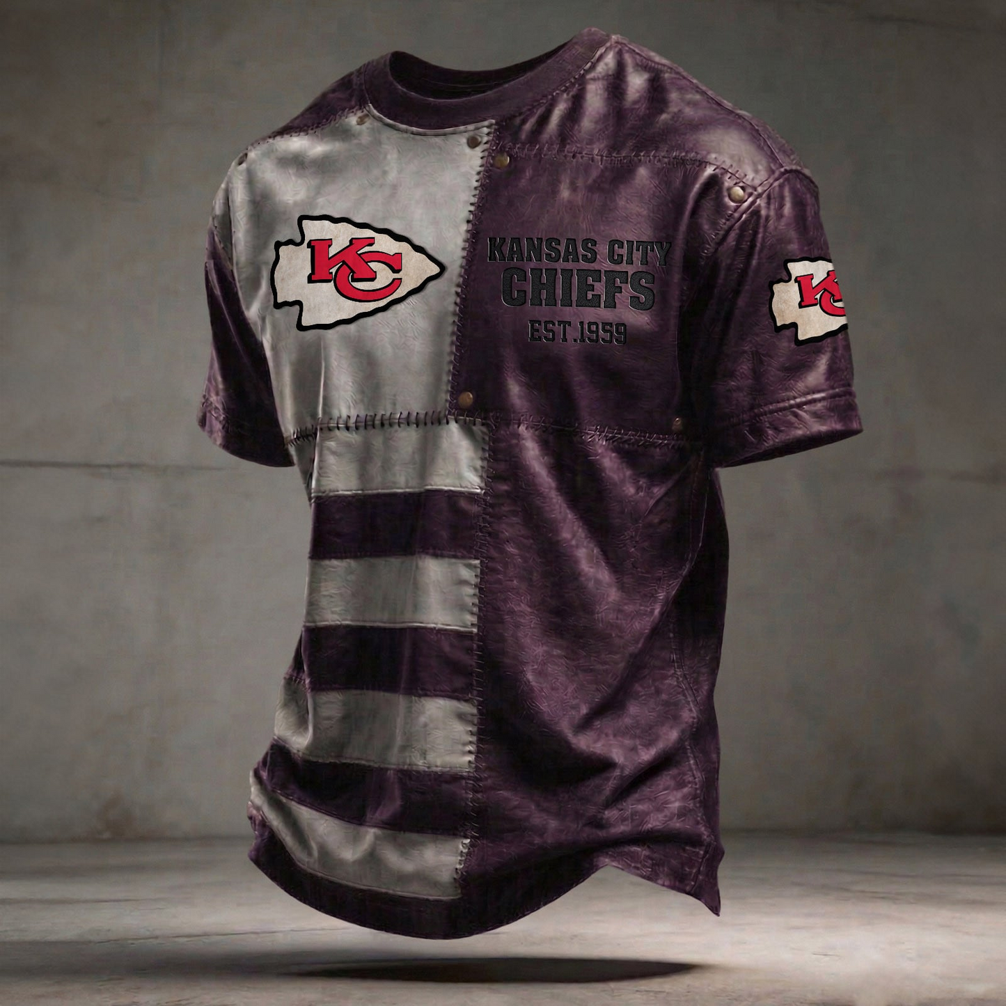 KC x NFL T-Shirt 0404 DatND DVT Purple