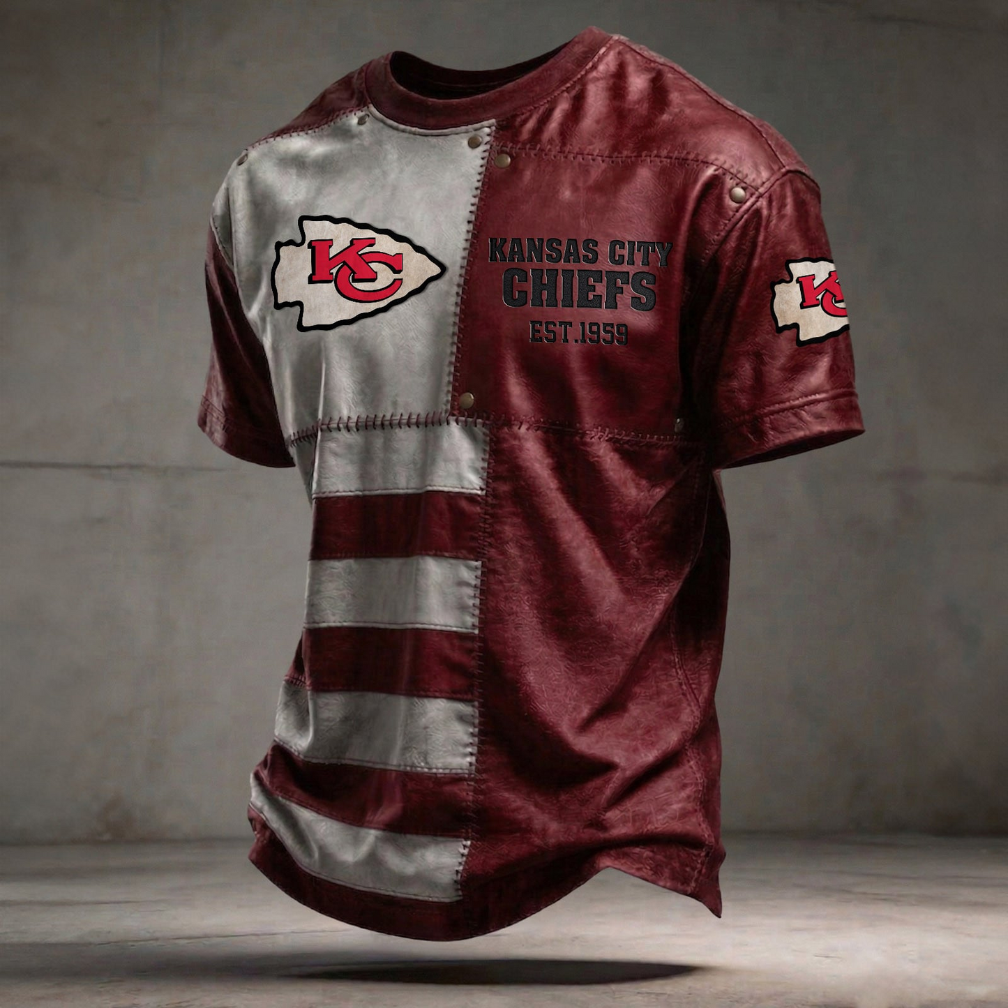 KC x NFL T-Shirt 0404 DatND DVT Red