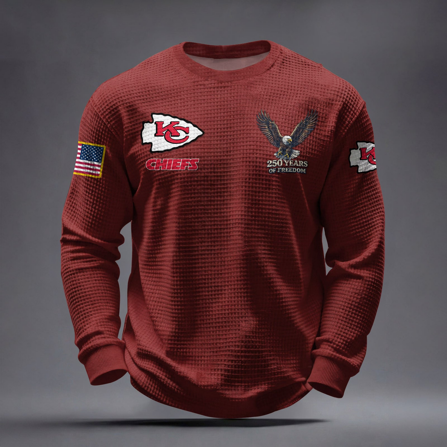 KC x NFL Waffle Sweatshirt DatND DVT