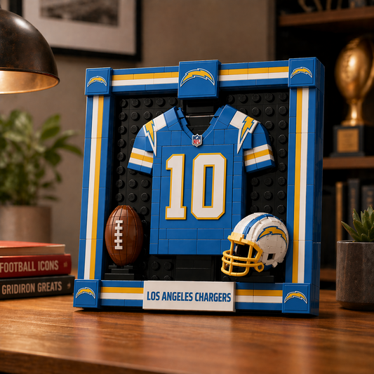 LAC x NFL Framed Jersey Building Set 2304 DatND DVT