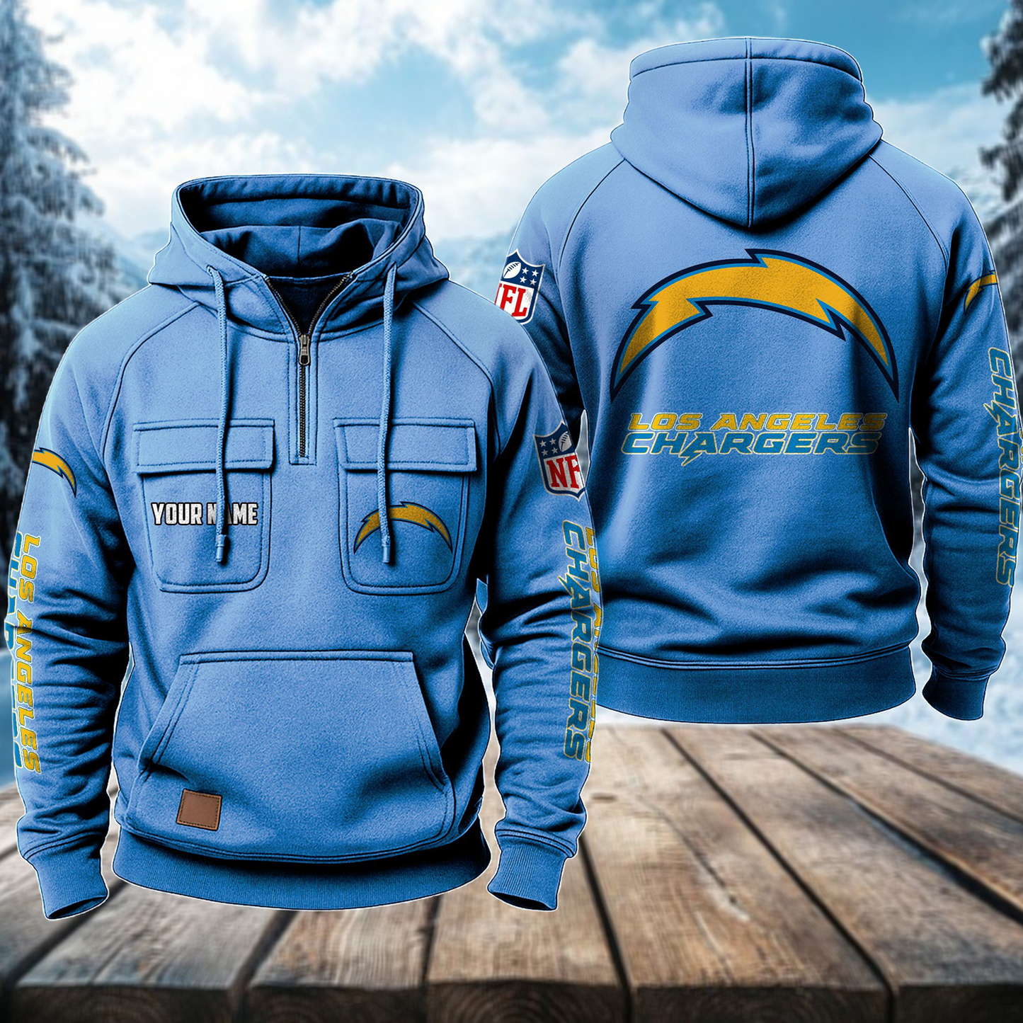 LAC x NFL Premium Hoodie DATND TANTD