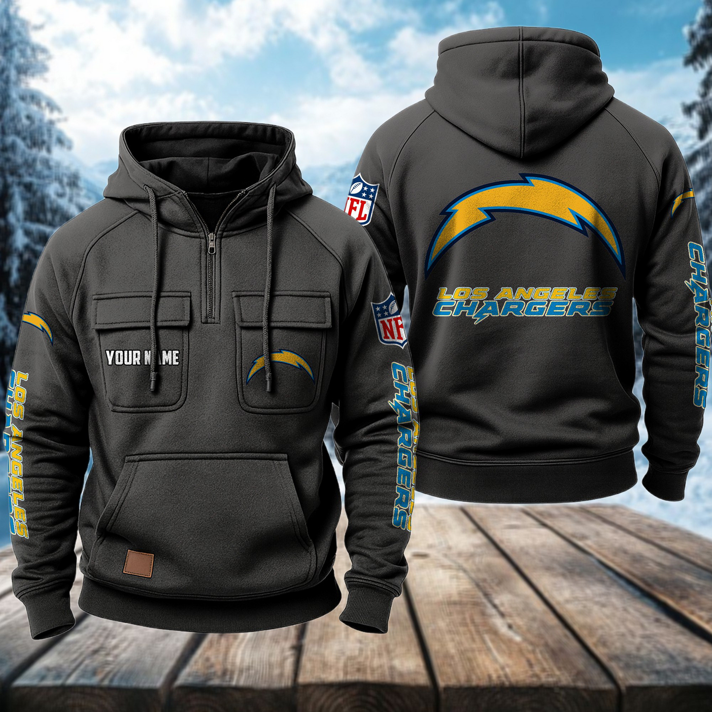 LAC x NFL Premium Hoodie DATND TANTD