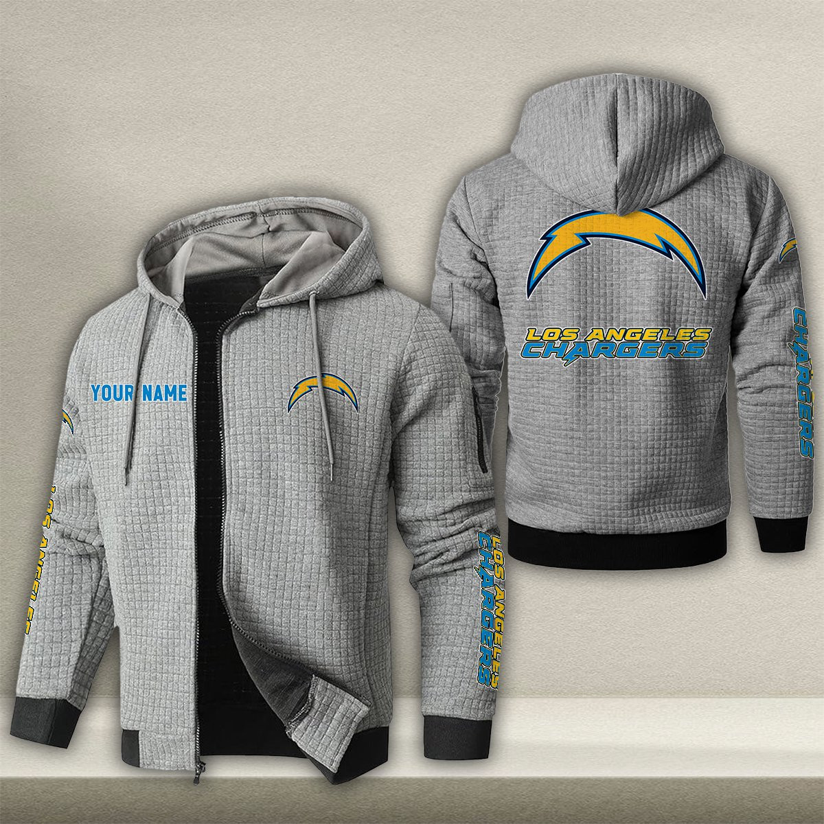 LAC x NFL Quilted Zip Hoodie DatND DVT