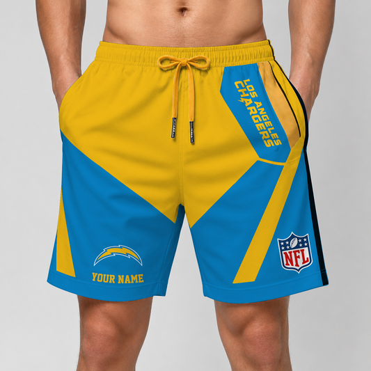 LAC x NFL Special Short Pants For Men Custom Name V2 DATND TANTD 290426