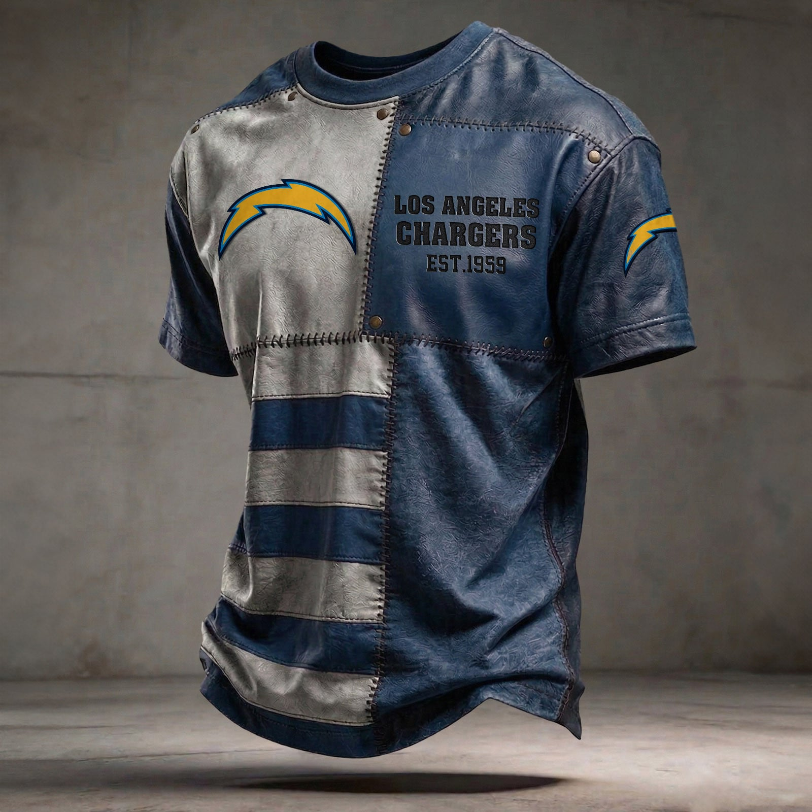 LAC x NFL T-Shirt 0404 DatND DVT Blue