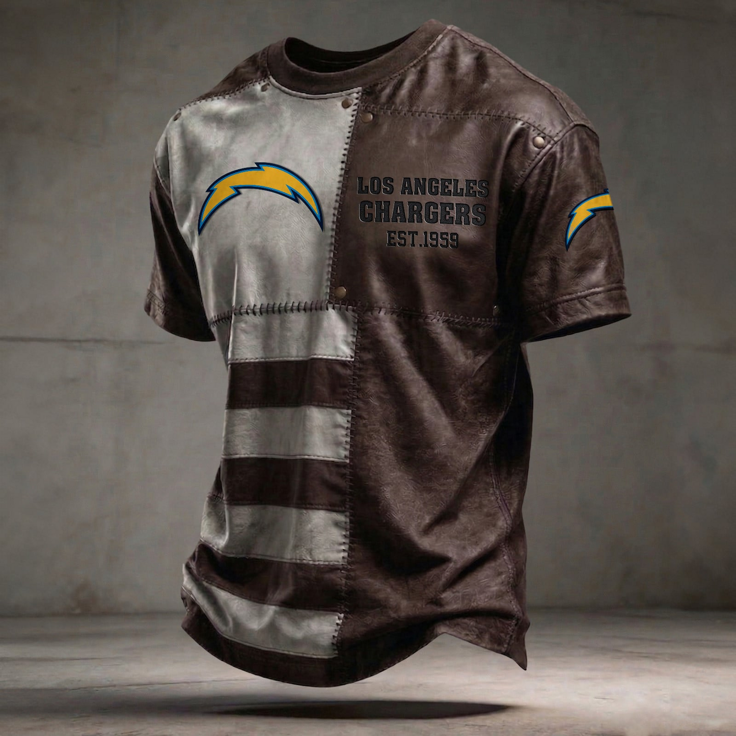 LAC x NFL T-Shirt 0404 DatND DVT Brown