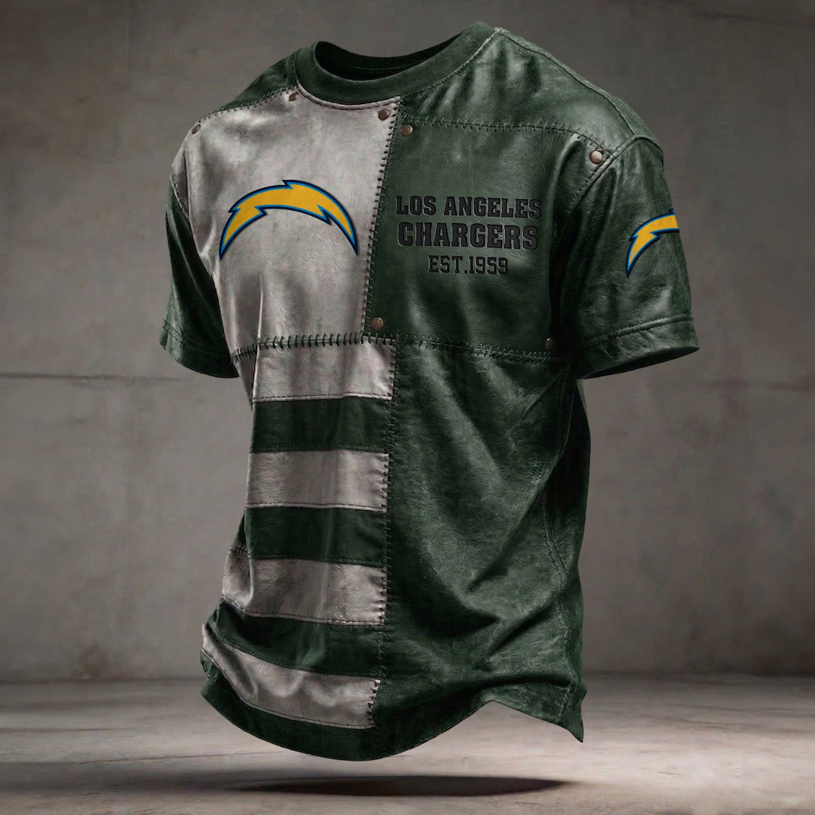 LAC x NFL T-Shirt 0404 DatND DVT Green