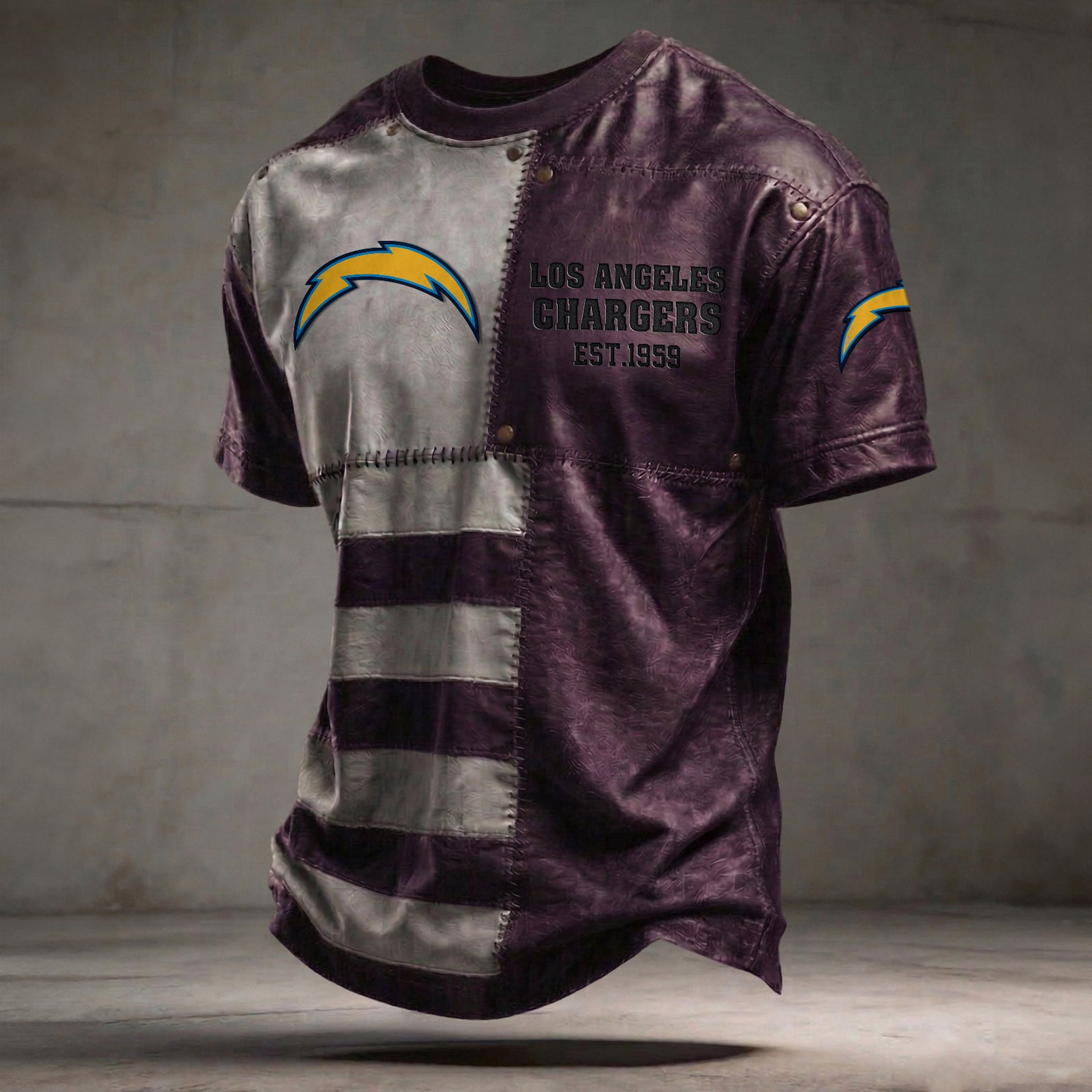 LAC x NFL T-Shirt 0404 DatND DVT Purple