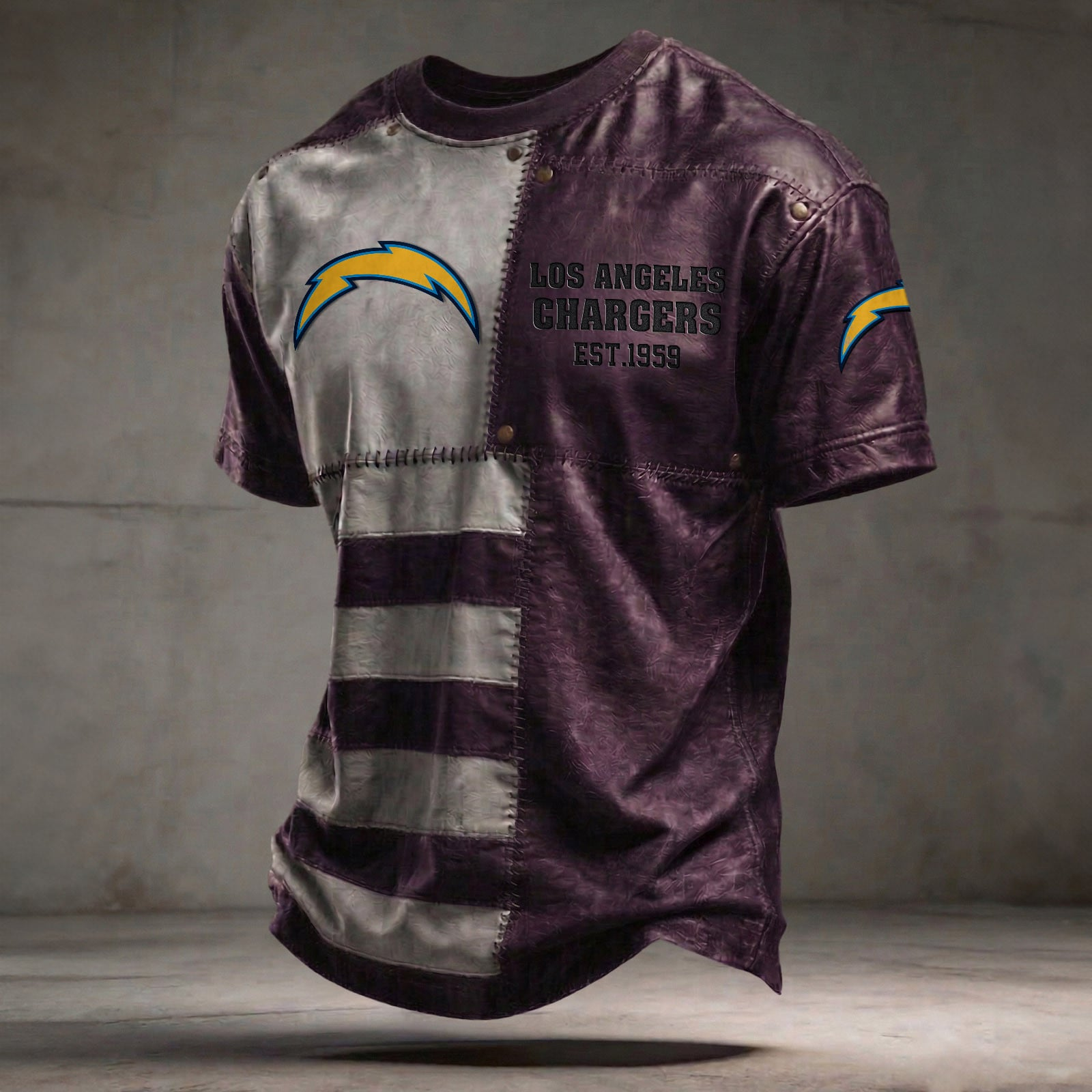 LAC x NFL T-Shirt 0404 DatND DVT Purple