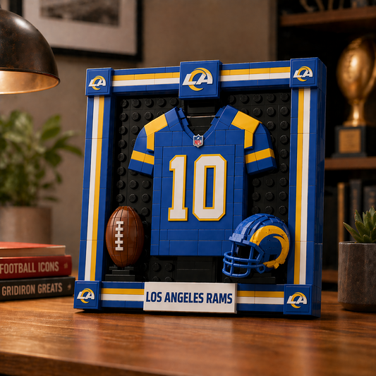 LAR x NFL Framed Jersey Building Set 2304 DatND DVT