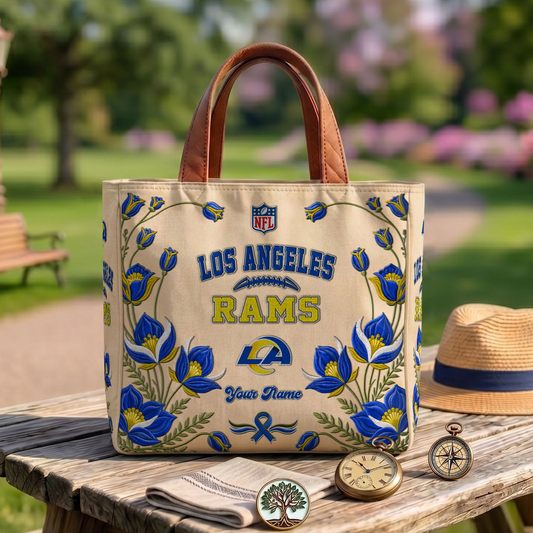 LAR x NFL Printed Canvas Tote Bag 1604 DatND DVT