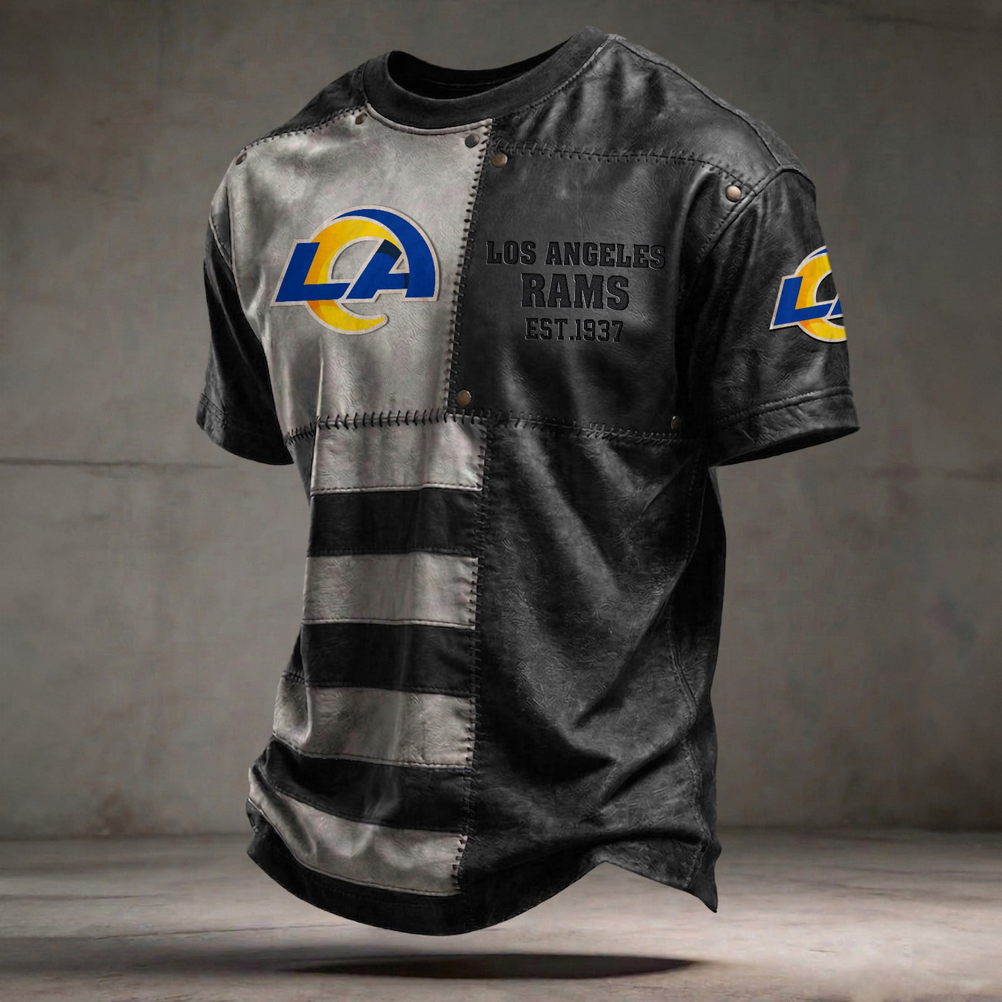LAR x NFL T-Shirt 0404 DatND DVT Black