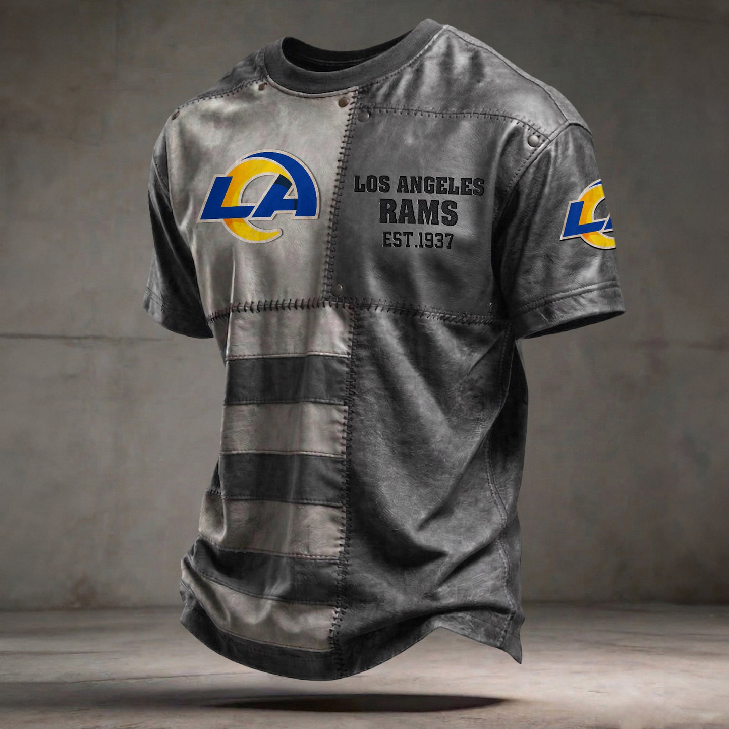 LAR x NFL T-Shirt 0404 DatND DVT Grey