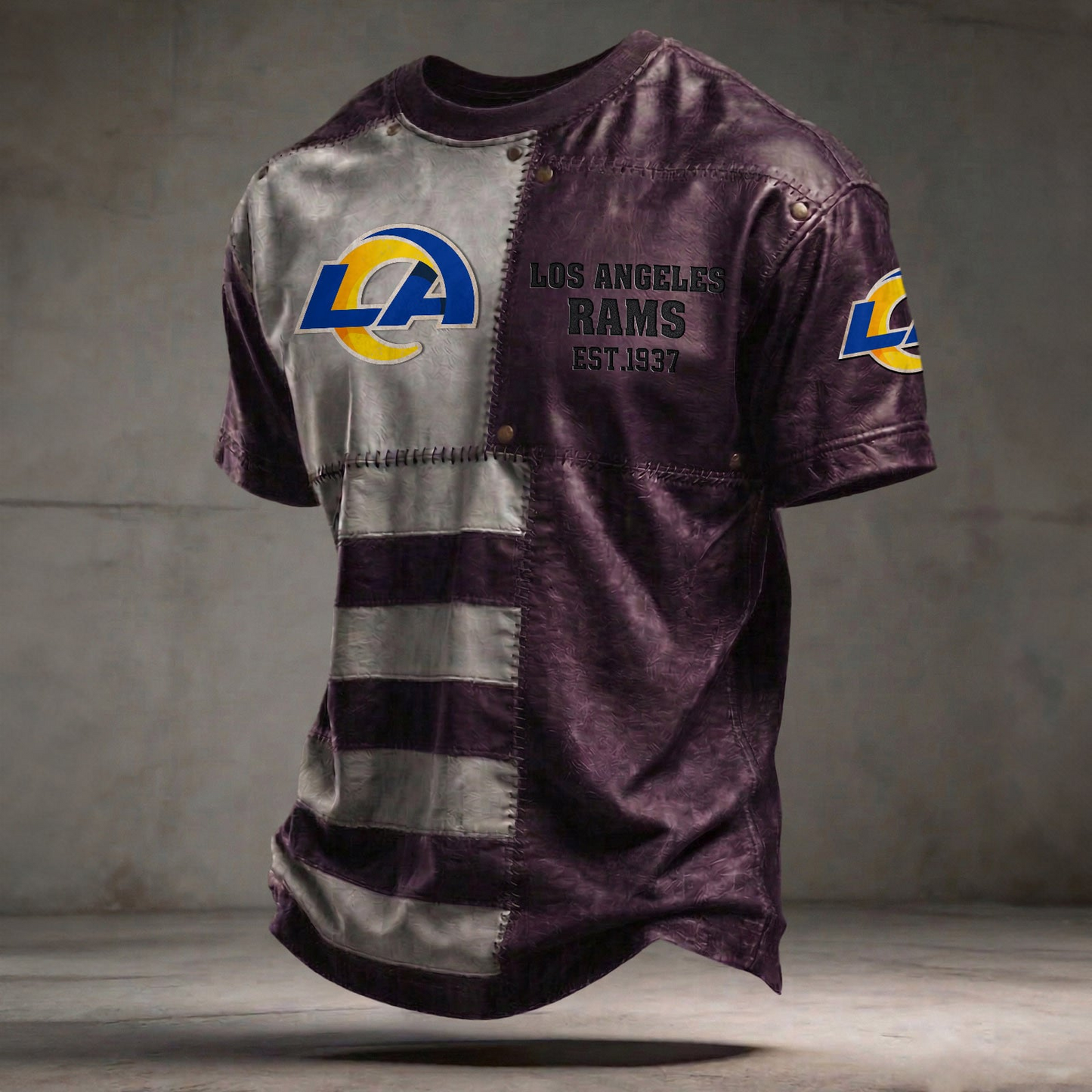 LAR x NFL T-Shirt 0404 DatND DVT Purple