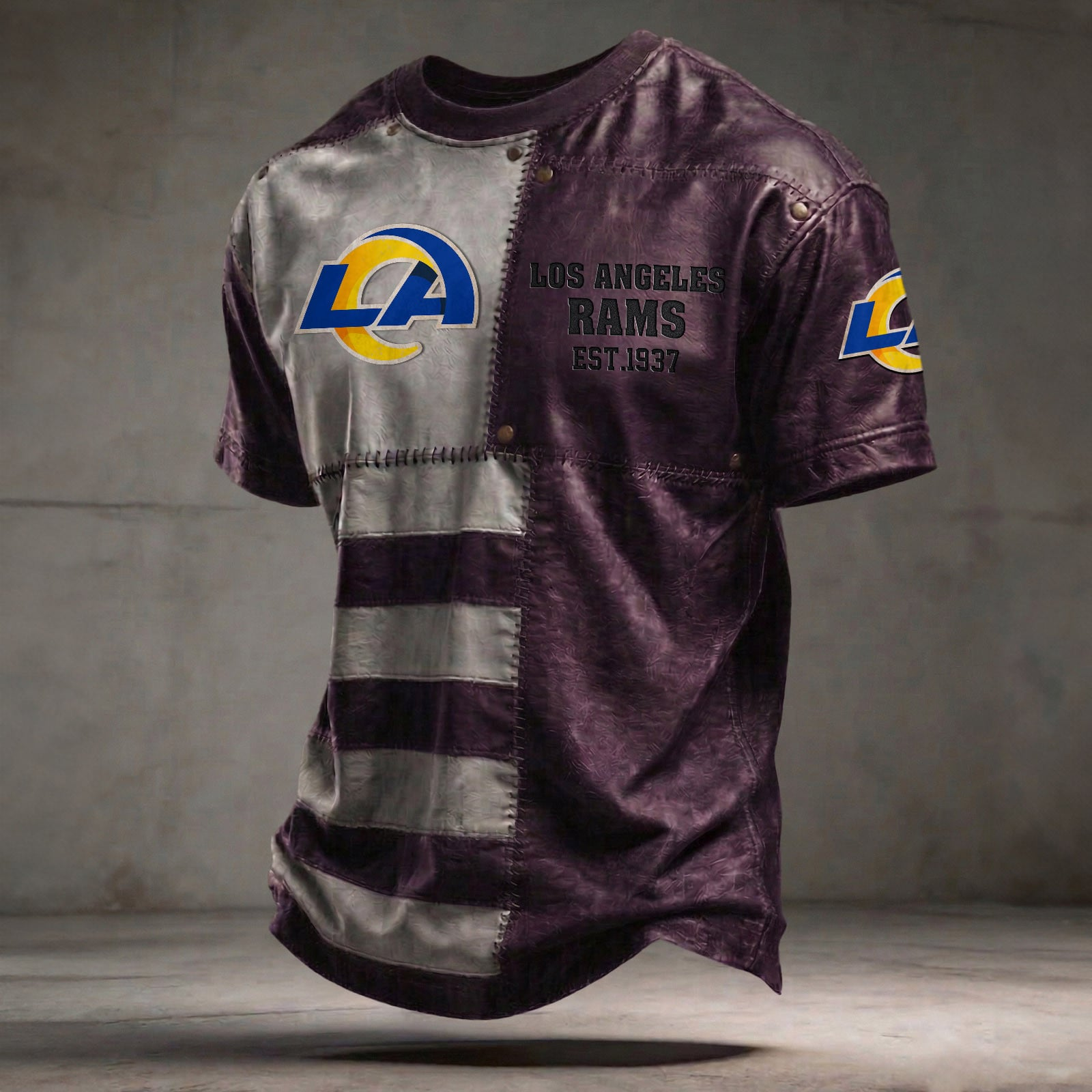 LAR x NFL T-Shirt 0404 DatND DVT Purple