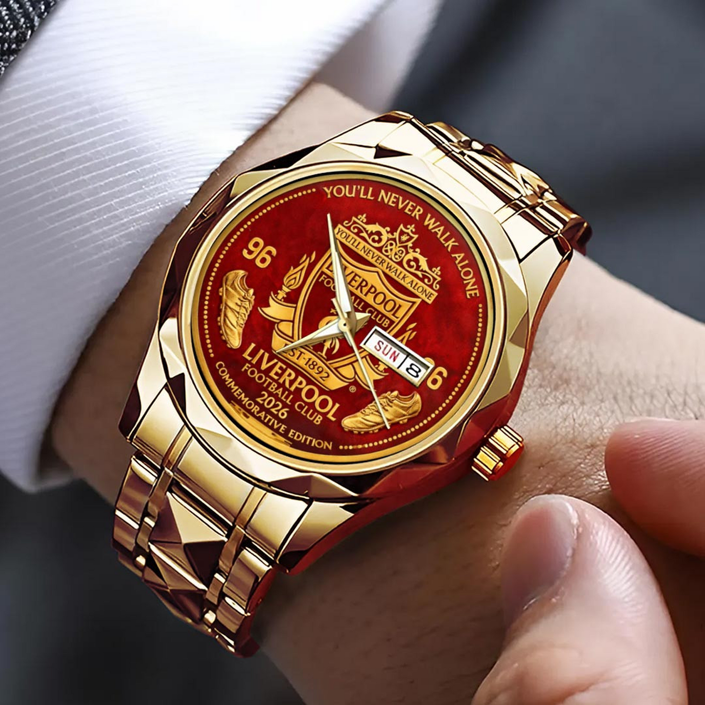 LIV F.C x EPL Alloy Luxury Quartz Watch V2 0203 DatND DVT