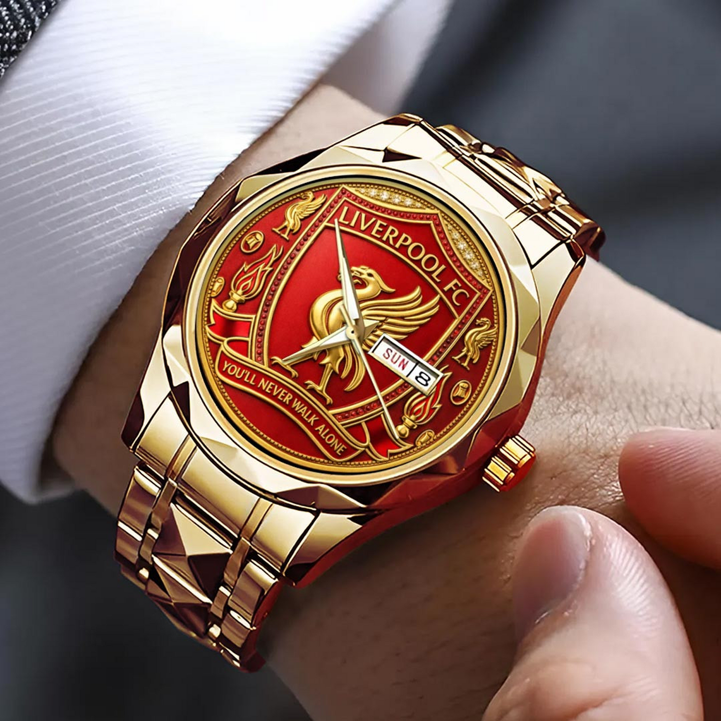 LIV F.C x EPL Alloy Luxury Quartz Watch V3 0203 DatND DVT