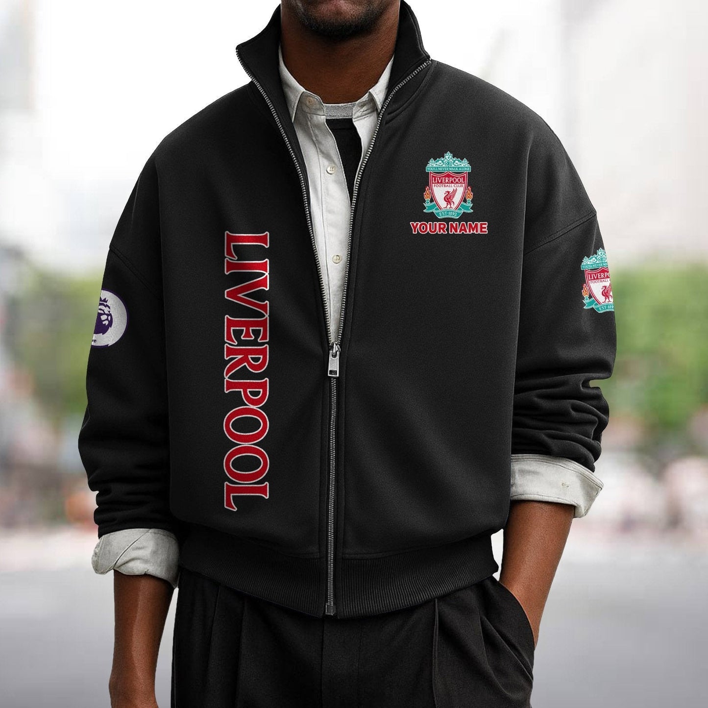 LIVx EPL Men's Zipper Sweatshirt DatND DVT
