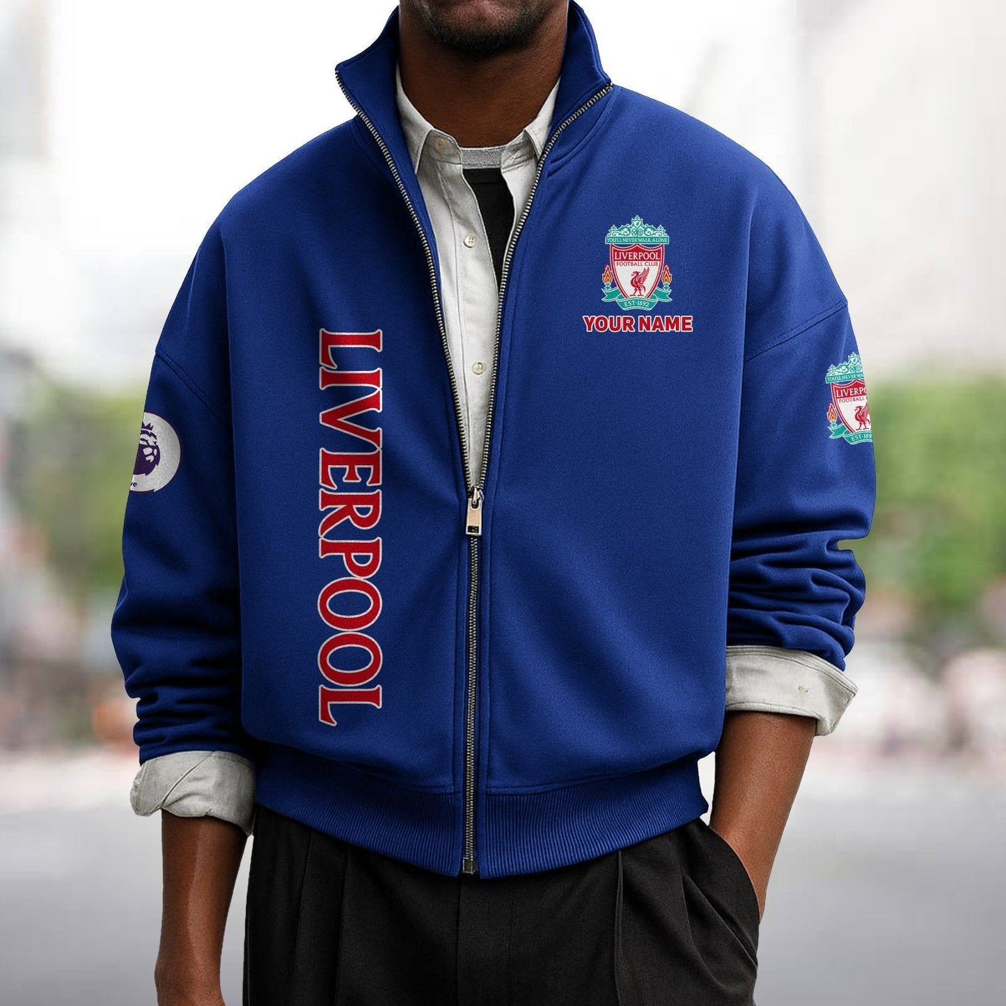 LIVx EPL Men's Zipper Sweatshirt DatND DVT