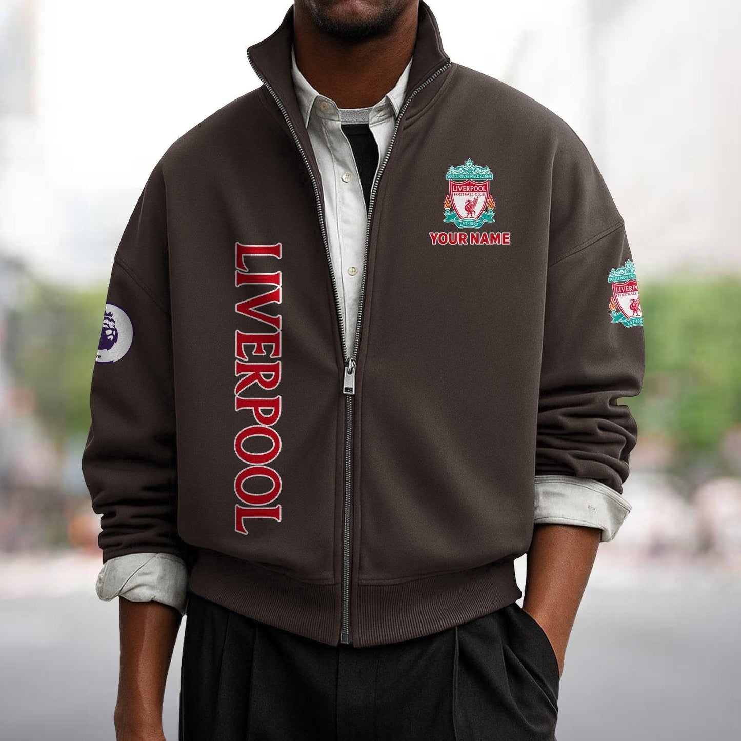 LIVx EPL Men's Zipper Sweatshirt DatND DVT