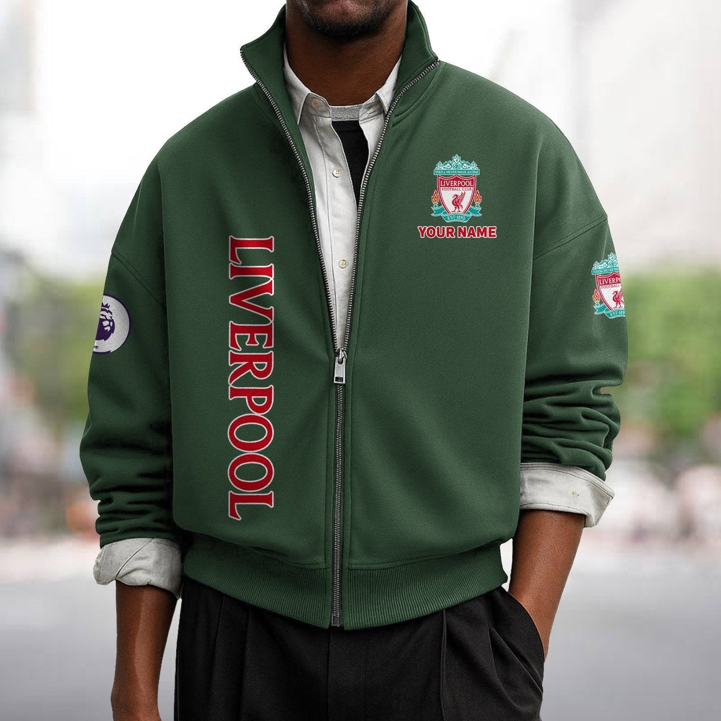 LIVx EPL Men's Zipper Sweatshirt DatND DVT