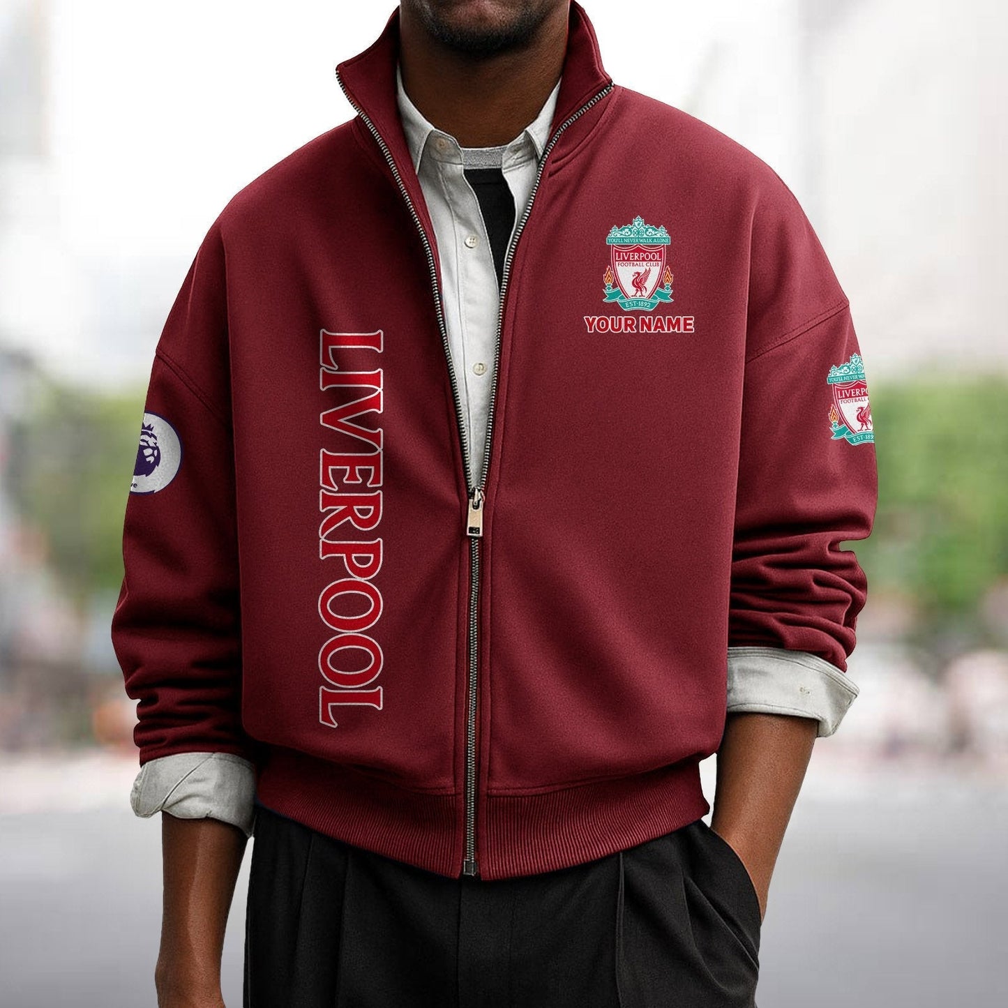 LIVx EPL Men's Zipper Sweatshirt DatND DVT