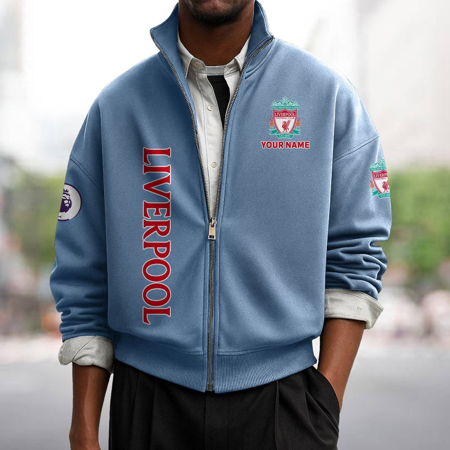 LIVx EPL Men's Zipper Sweatshirt DatND DVT