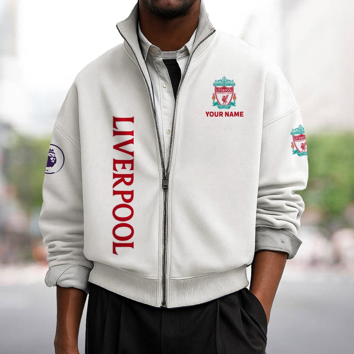 LIVx EPL Men's Zipper Sweatshirt DatND DVT