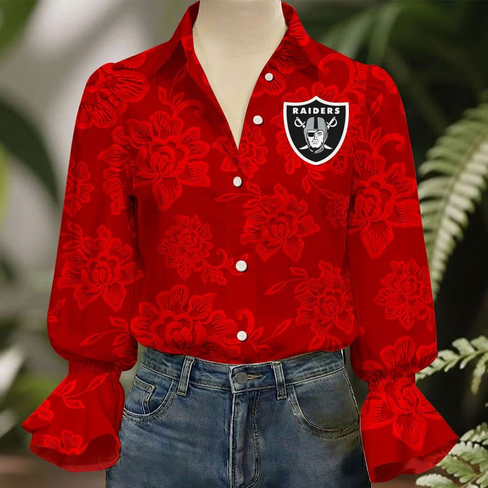LV x NFL 3D Collared Lace Long Sleeved Shirt 2004 DatND DVT