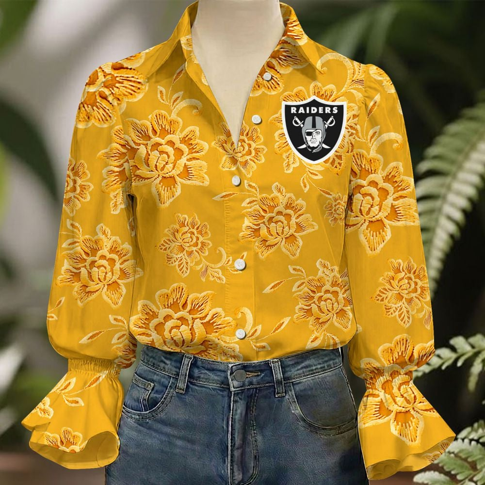 LV x NFL 3D Collared Lace Long Sleeved Shirt 2004 DatND DVT