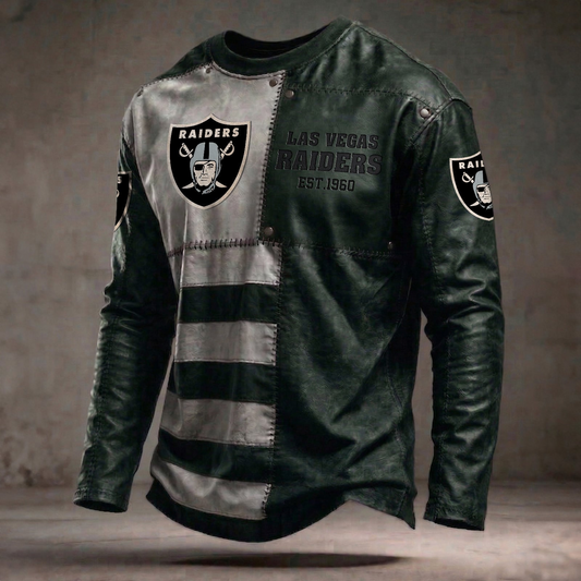 LV x NFL Long Sleeved Shirt 2304 DatND DVT Army