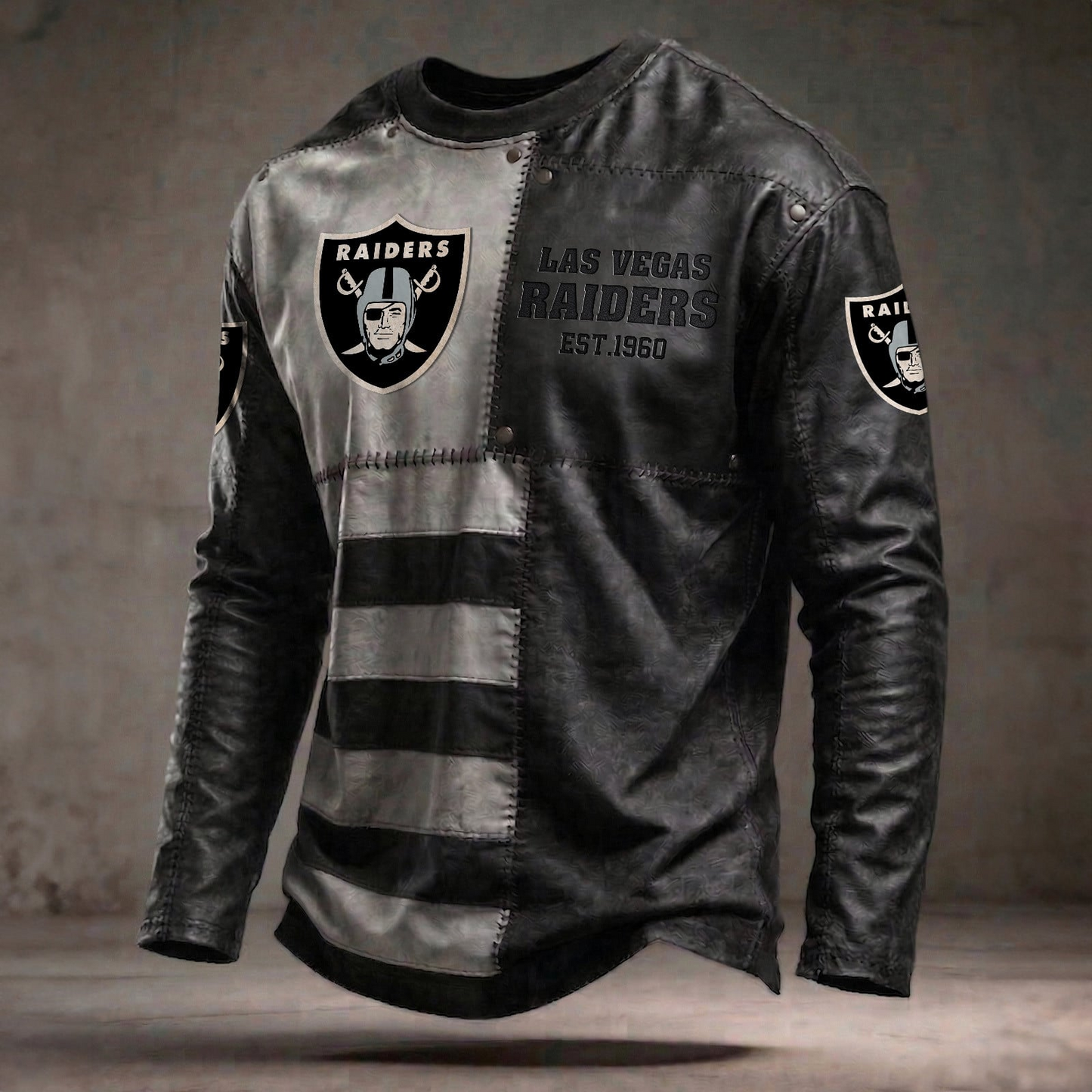 LV x NFL Long Sleeved Shirt 2304 DatND DVT Army