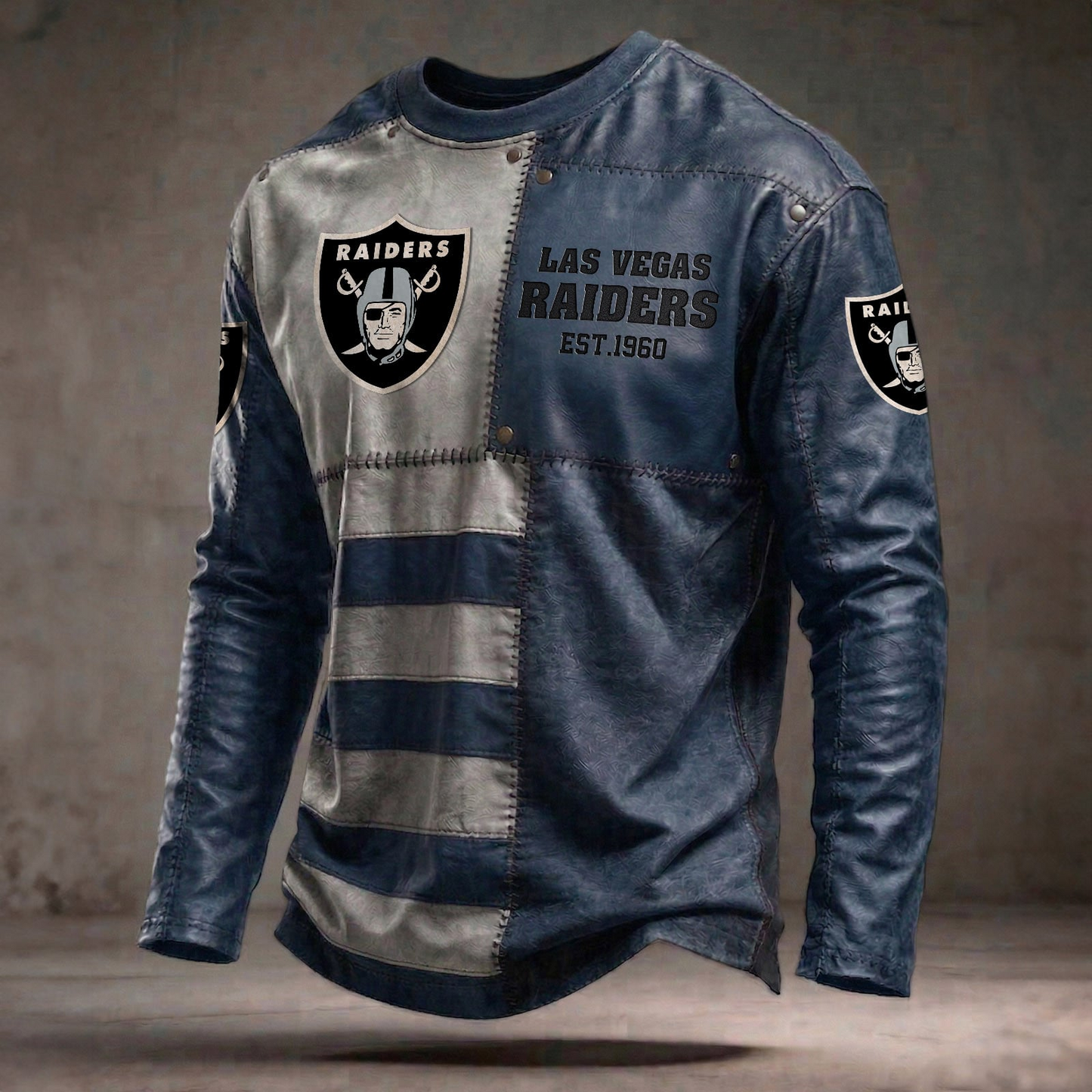 LV x NFL Long Sleeved Shirt 2304 DatND DVT Army